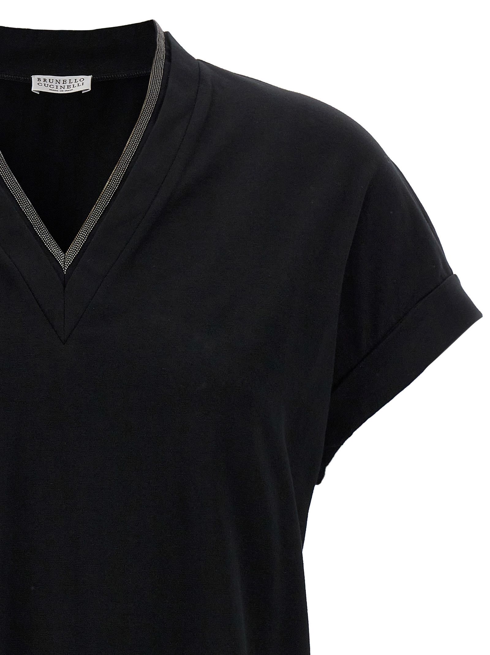 Brunello Cucinelli Monile T-Shirt Size XS / US 0-2 / IT 36-38 - 3 Thumbnail