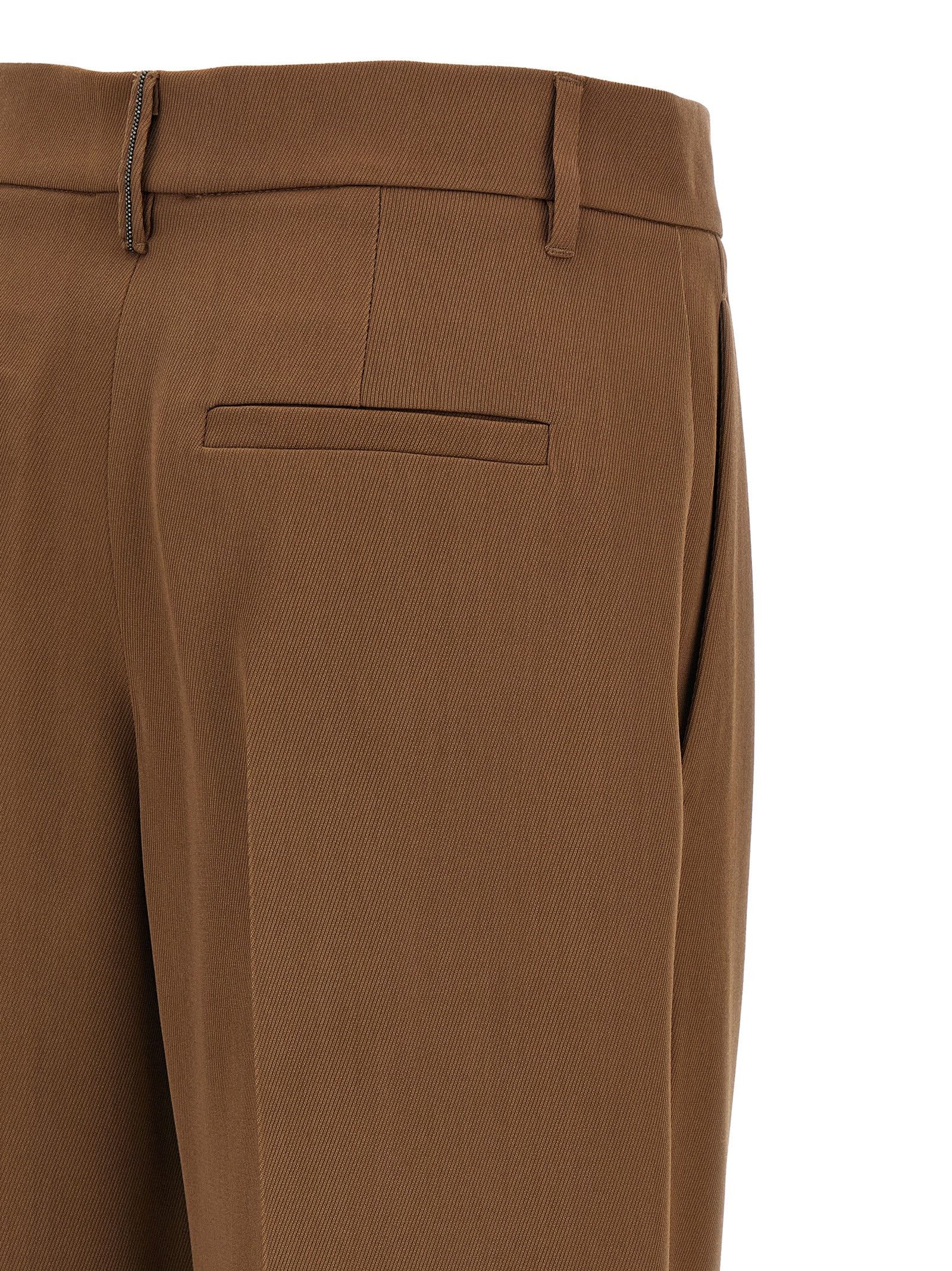Brunello Cucinelli Loose Leg Pants Size 26" / US 2 / IT 38 - 4 Thumbnail
