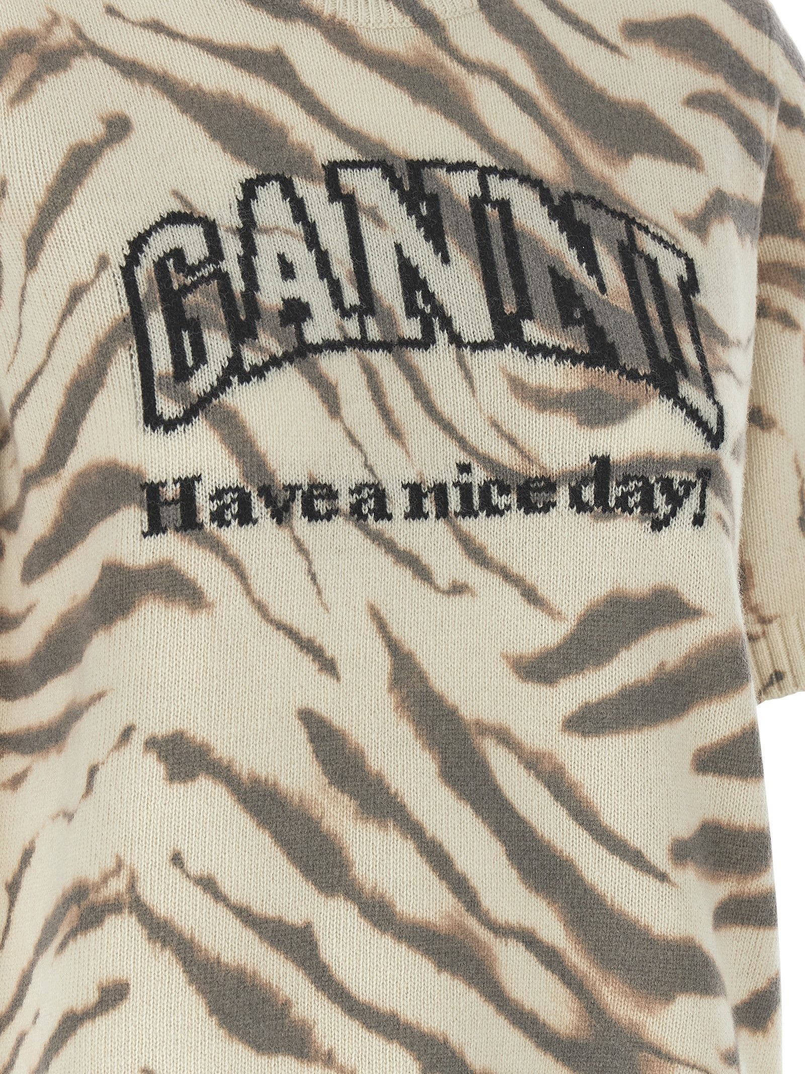 Ganni Logo Intarsia Sweater Size S / US 4 / IT 40 - 4 Thumbnail