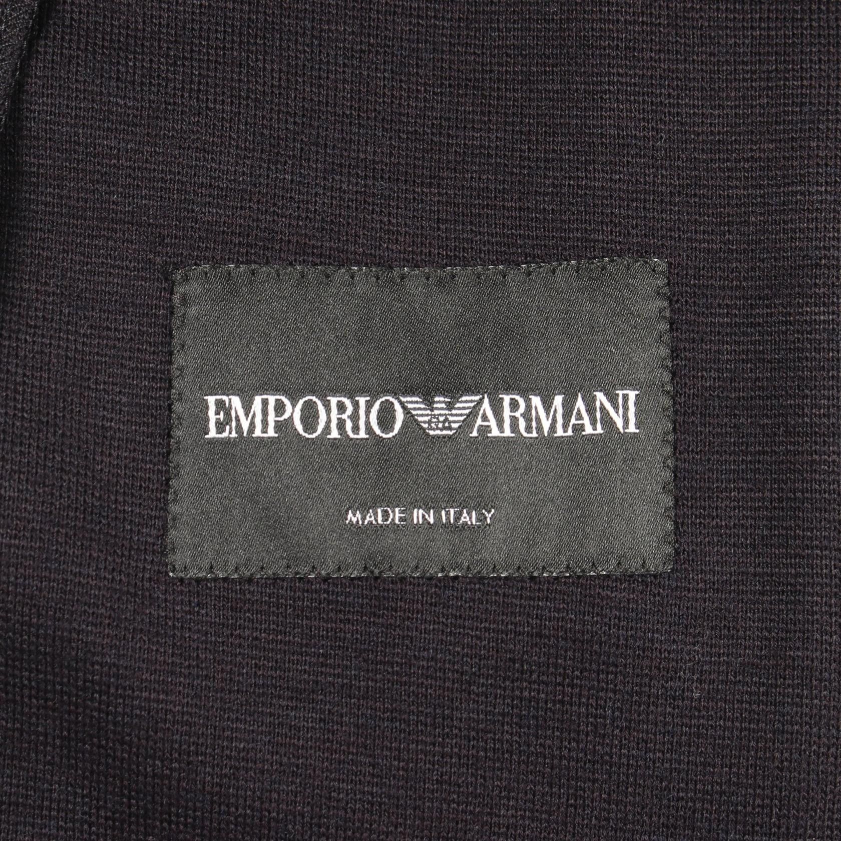 Emporio Armani Emporio Armani Emporio Armani Wool Acrylic Knit Blazer Textile Outerwear DUTY FREE for USA Size ONE SIZE - 3 Thumbnail