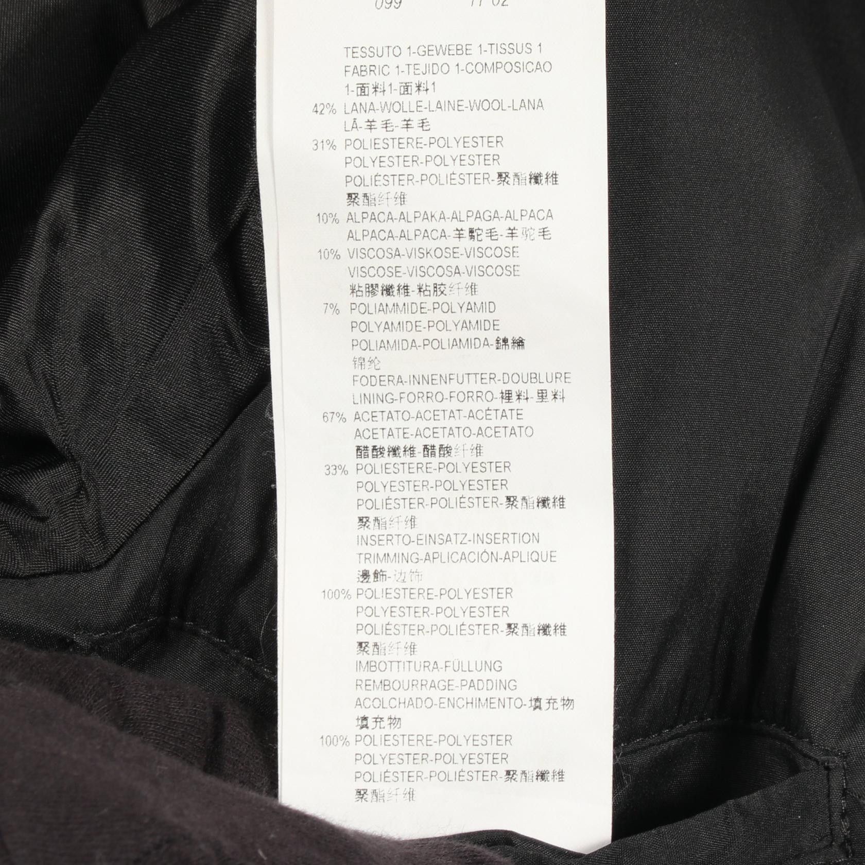 Emporio Armani Emporio Armani Emporio Armani Wool Polyester Blouson Textile Outerwear R1R320 DUTY FREE for USA Size ONE SIZE - 5 Thumbnail