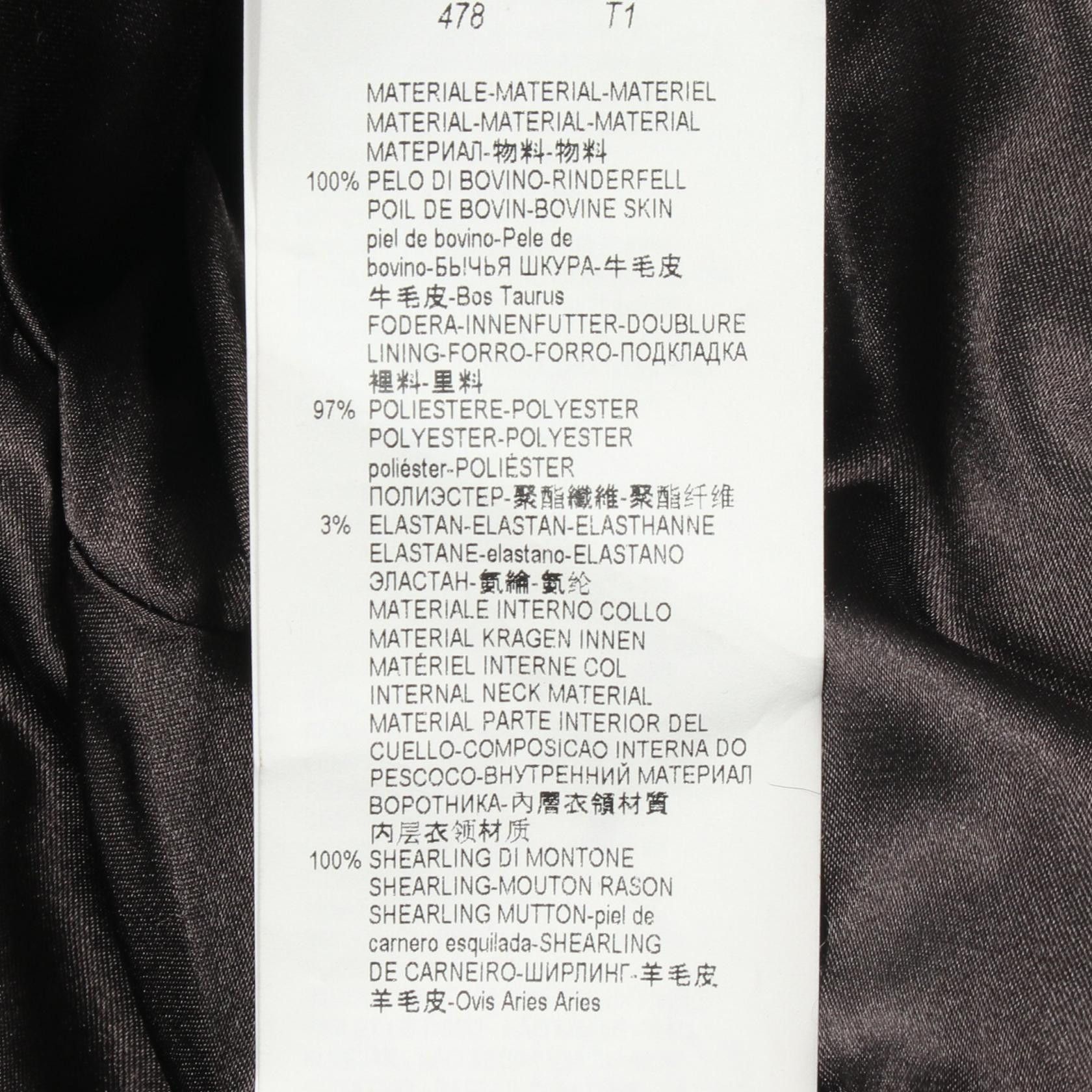 Emporio Armani Emporio Armani Emporio Armani Harako Leather Jacket Leather Outerwear Z1R09PZ1P16 DUTY FREE for USA Size ONE SIZE - 5 Thumbnail