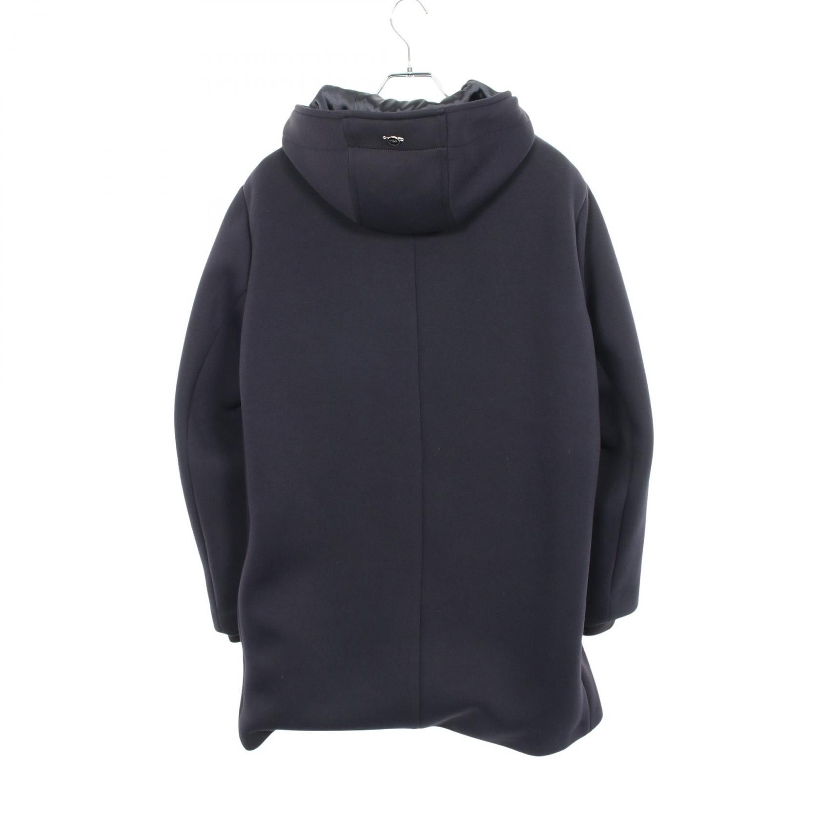 Emporio Armani Emporio Armani Emporio Armani Polyester Long Hooded Coat Textile Outerwear 6X1L4Q1JACZ DUTY FREE for USA Size ONE SIZE - 2 Thumbnail