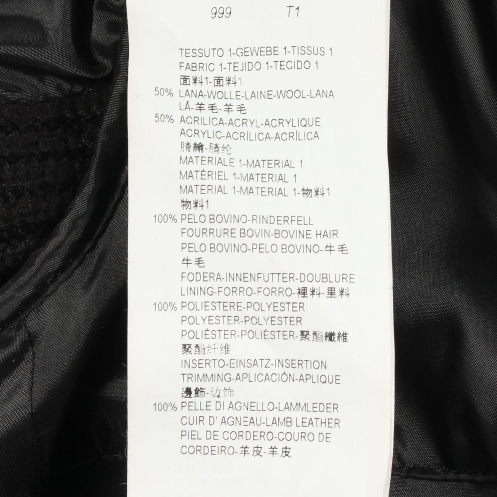 Emporio Armani Emporio Armani Emporio Armani Harako Wool Acrylic Jacket Textile Outerwear P1R11PP1P19 DUTY FREE for USA Size ONE SIZE - 5 Thumbnail