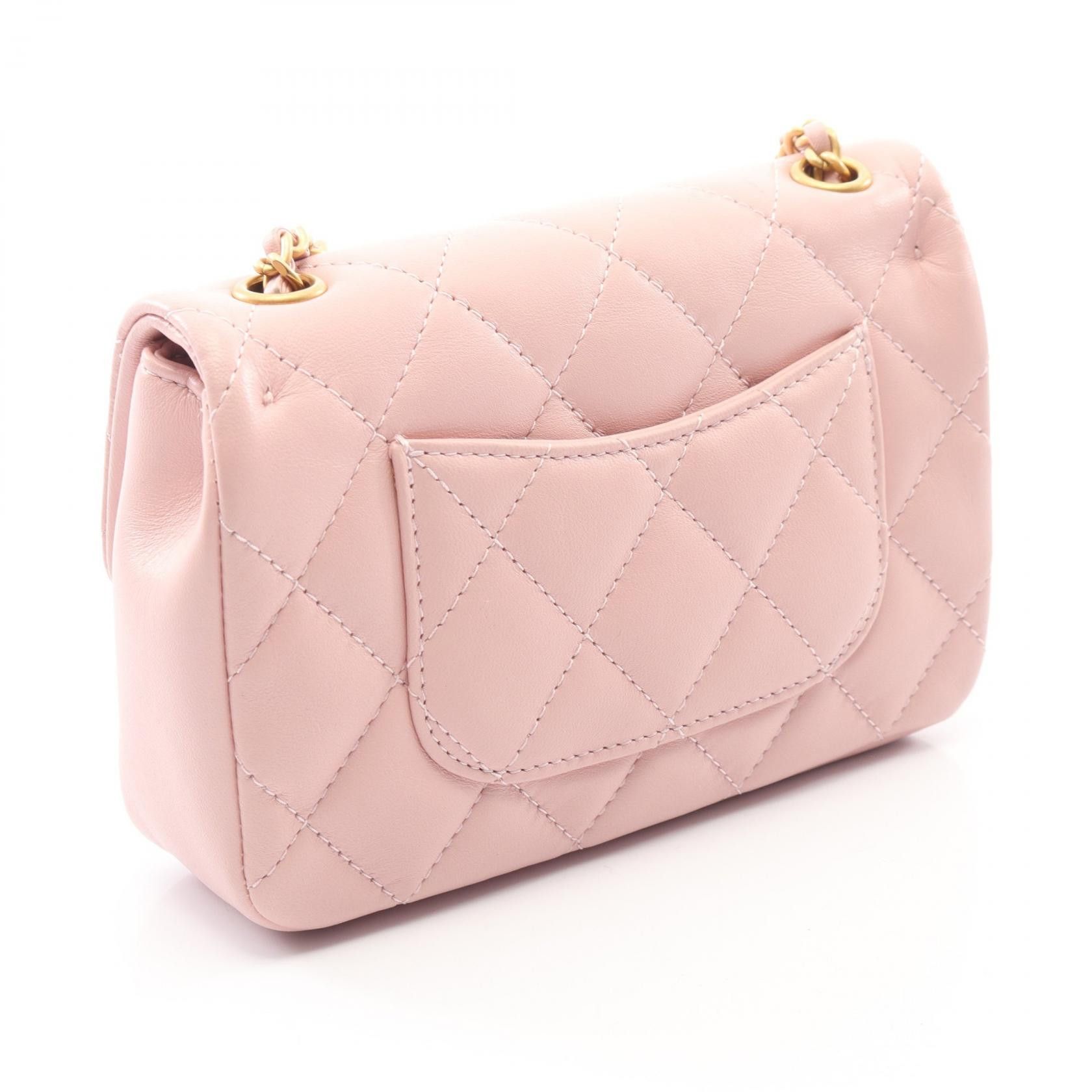 Chanel Chanel Chanel Mini Matelasse Lambskin Shoulder Bag Leather Shoulder Bag AS3456 DUTY FREE for USA Size ONE SIZE - 2 Thumbnail