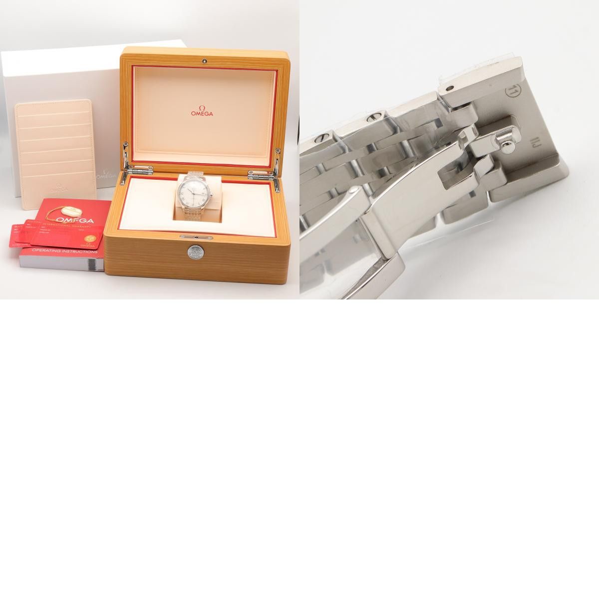 Omega Omega OMEGA De Ville Hour Vision Stainless Steel Mens Watch Metal Automatic 433.10.41.21.02.001 DUTY FREE for USA Size ONE SIZE - 10 Thumbnail