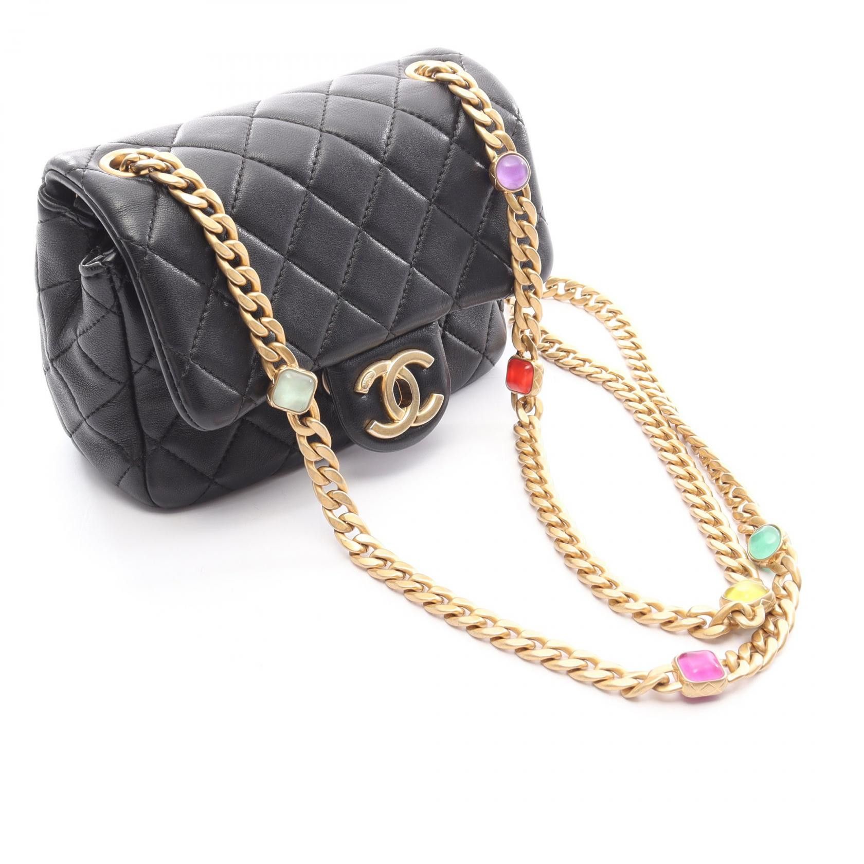 Chanel Chanel Chanel Mini Lambskin Shoulder Bag Leather Shoulder Bag AS2379 DUTY FREE for USA Size ONE SIZE - 10 Thumbnail