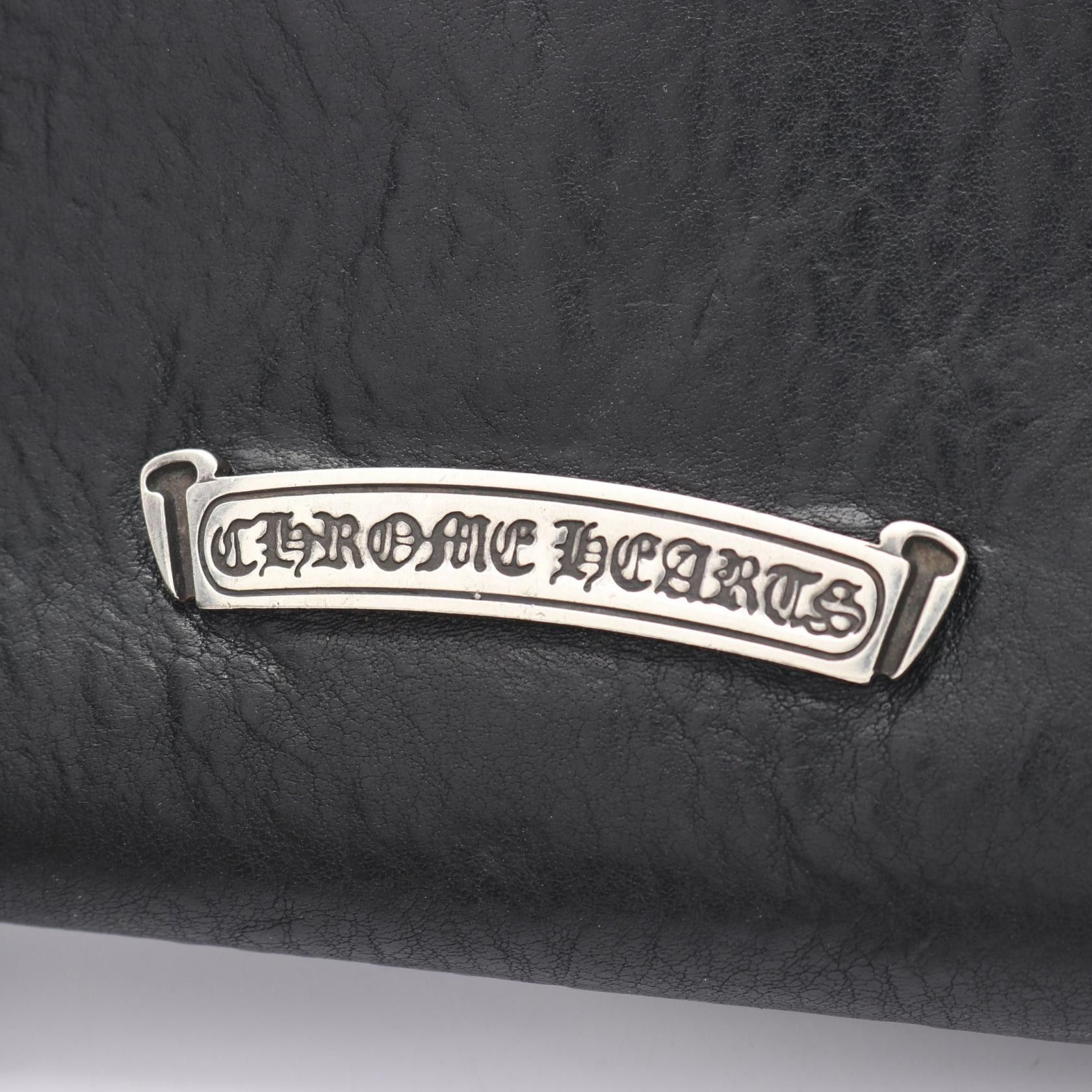 Chrome Hearts Chrome Hearts Chrome Hearts Judy Leather Long Bifold Wallet Leather Long Wallet DUTY FREE for USA Size ONE SIZE - 5 Thumbnail