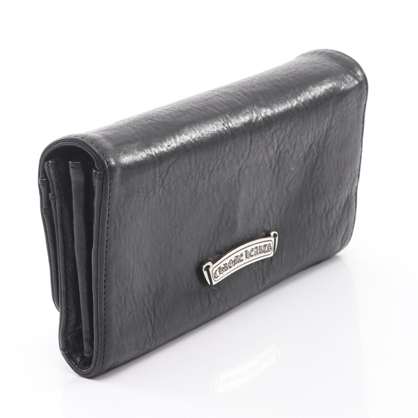 Chrome Hearts Chrome Hearts Chrome Hearts Judy Leather Long Bifold Wallet Leather Long Wallet DUTY FREE for USA Size ONE SIZE - 2 Thumbnail