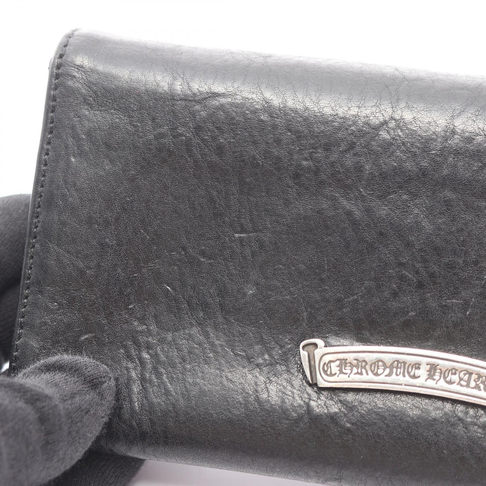 Chrome Hearts Chrome Hearts Chrome Hearts Judy Leather Long Bifold Wallet Leather Long Wallet DUTY FREE for USA Size ONE SIZE - 7 Thumbnail