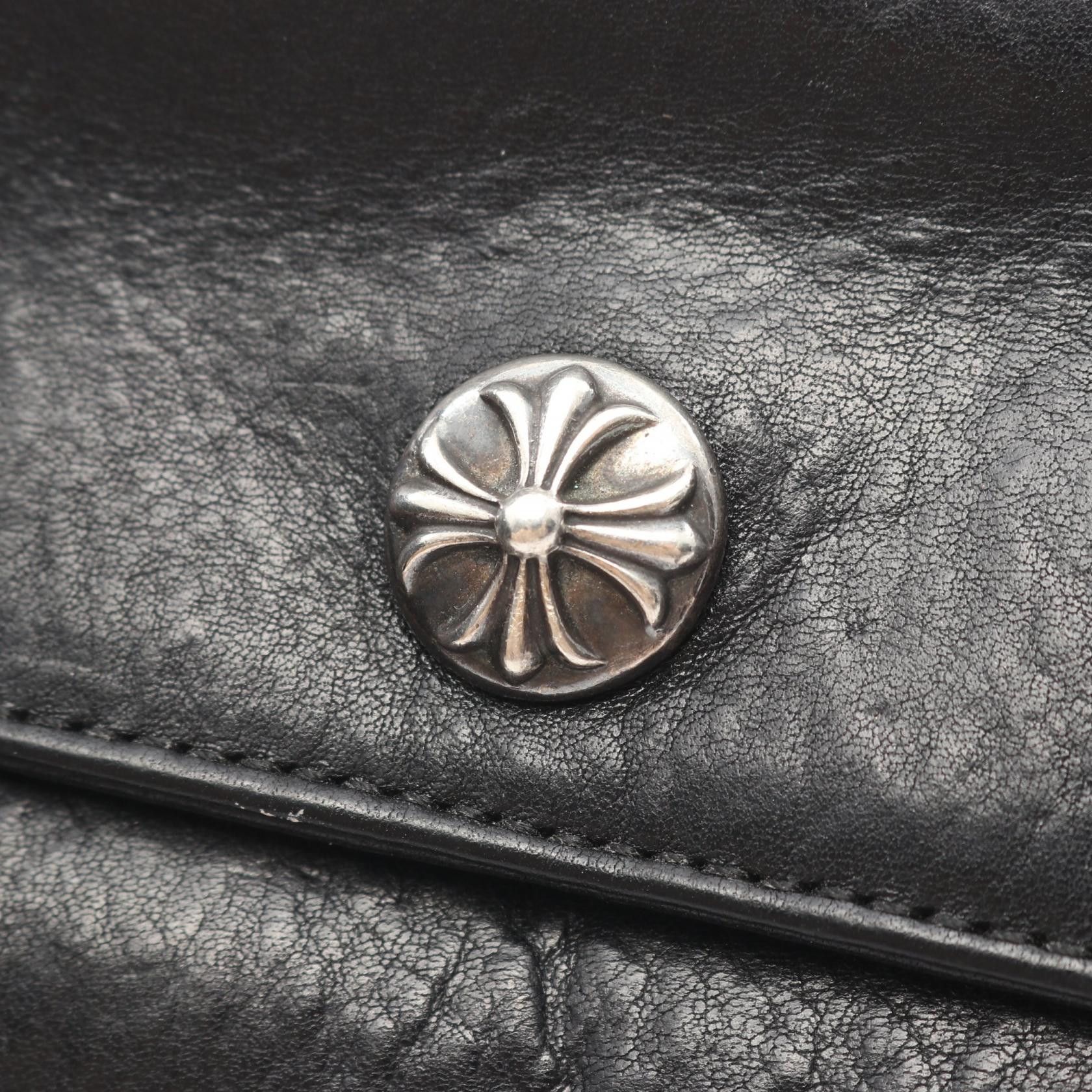 Chrome Hearts Chrome Hearts Chrome Hearts Judy Leather Long Bifold Wallet Leather Long Wallet DUTY FREE for USA Size ONE SIZE - 6 Thumbnail