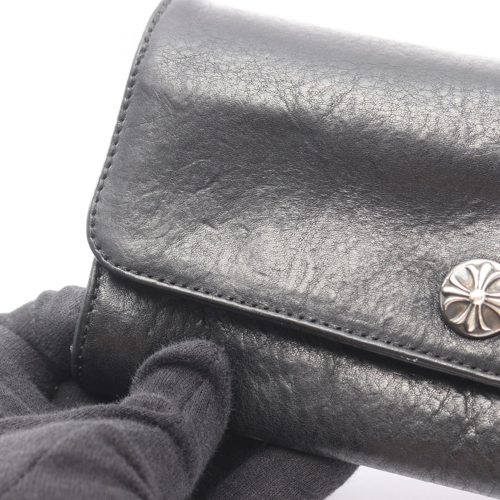 Chrome Hearts Chrome Hearts Chrome Hearts Judy Leather Long Bifold Wallet Leather Long Wallet DUTY FREE for USA Size ONE SIZE - 8 Thumbnail