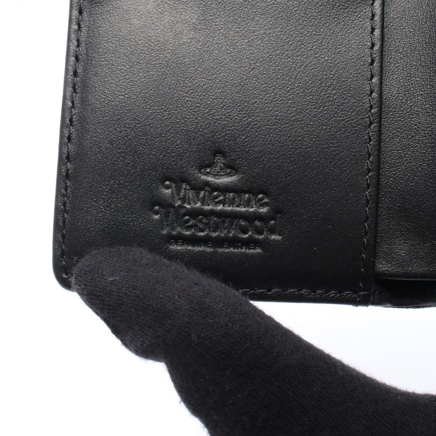 Vivienne Westwood Vivienne Westwood Vivienne Westwood SMALL FRAME WALLET tri fold wallet Leather Short Wallet 51010018L0040N401 DUTY FREE for USA Size ONE SIZE - 5 Thumbnail