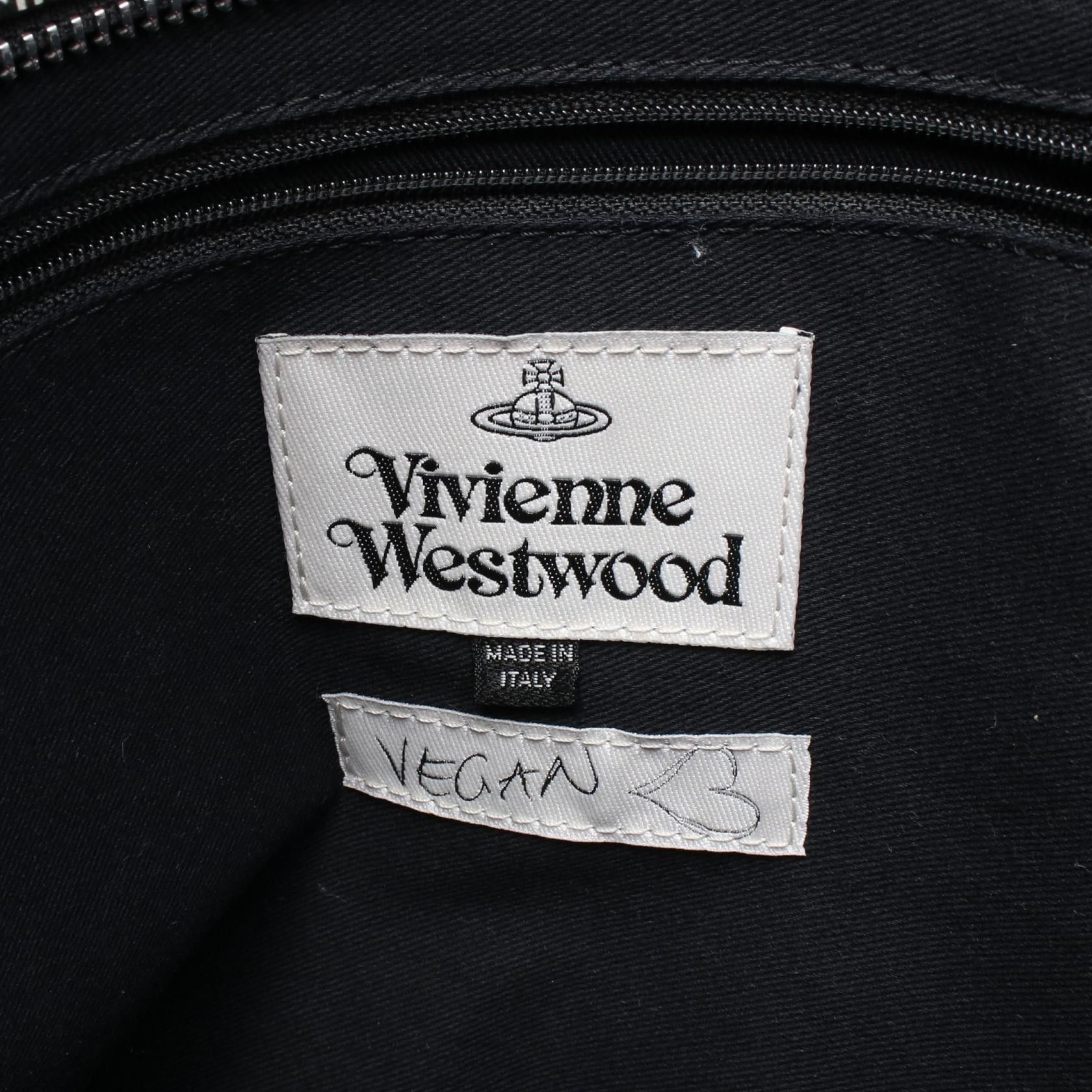 Vivienne Westwood Vivienne Westwood Vivienne Westwood SHOPPER Faux Leather Tote Bag Plastic / Synthetic Tote Bag 4205007DS0012O101 DUTY FREE for USA Size ONE SIZE - 4 Thumbnail