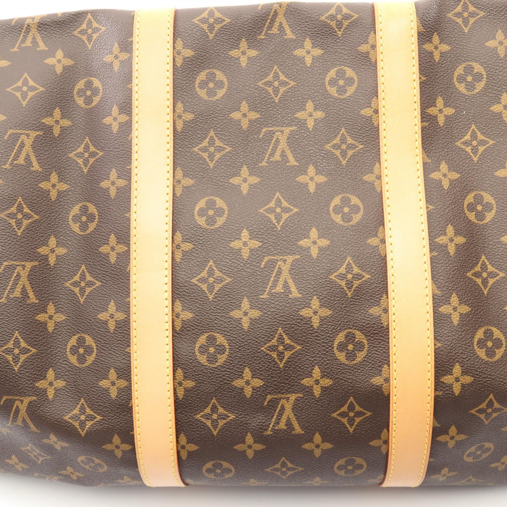 Louis Vuitton Louis Vuitton Louis Vuitton Keepall Monogram Boston Bag Textile Travel Bag M41422 DUTY FREE for USA Size ONE SIZE - 7 Thumbnail