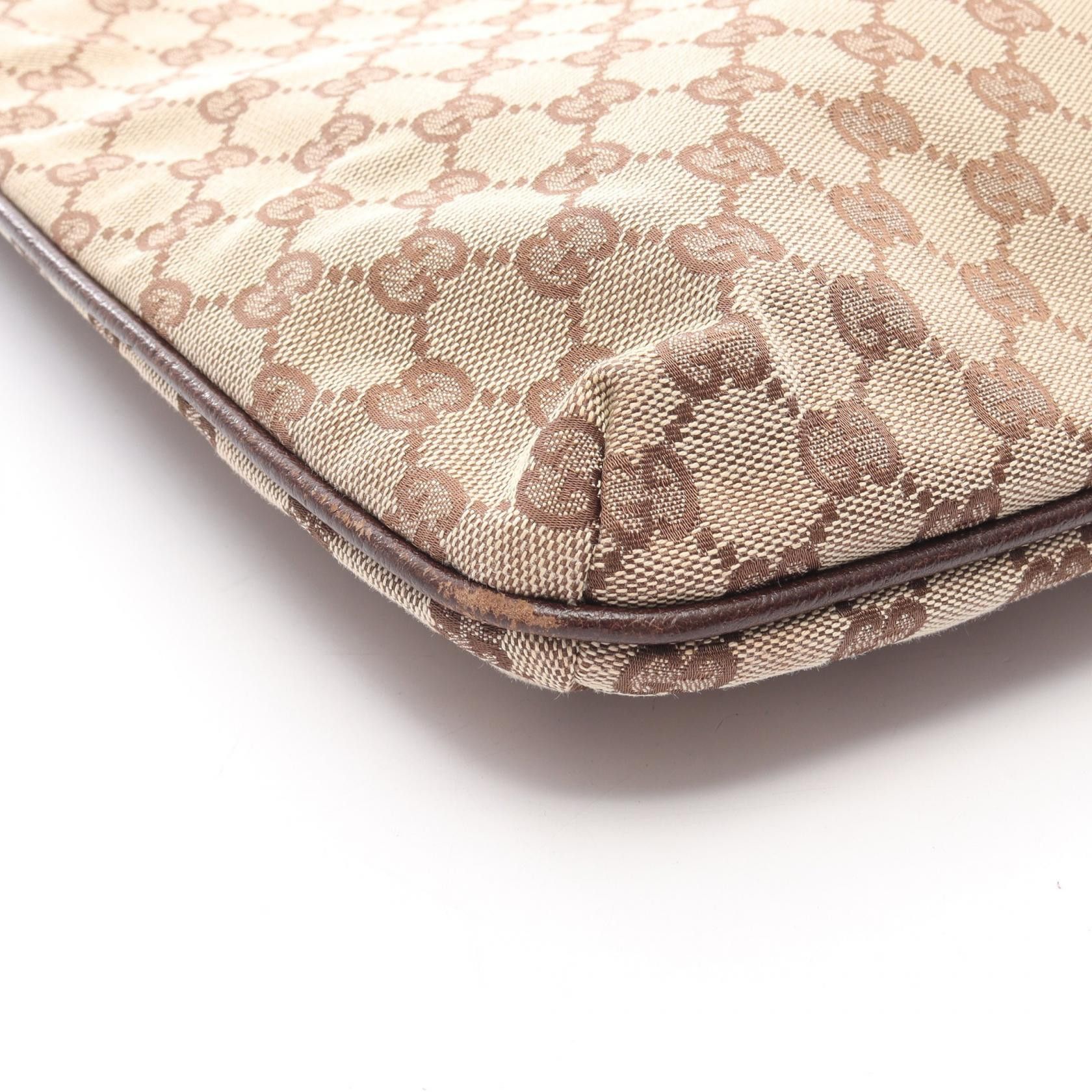 Gucci Gucci Gucci GG Canvas Leather Shoulder Bag Textile Shoulder Bag 122791 DUTY FREE for USA Size ONE SIZE - 8 Thumbnail