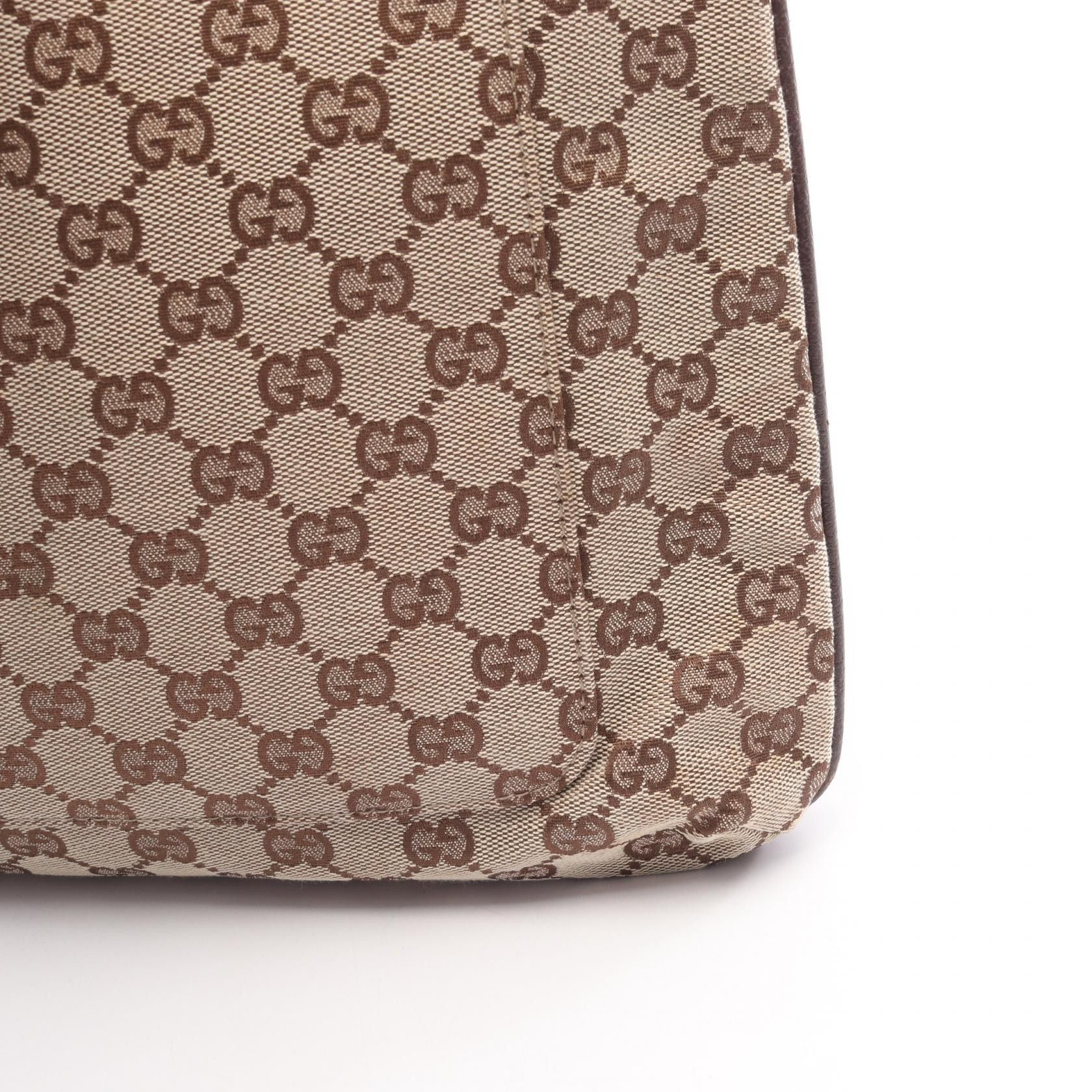 Gucci Gucci Gucci GG Canvas Leather Shoulder Bag Textile Shoulder Bag 122791 DUTY FREE for USA Size ONE SIZE - 5 Thumbnail