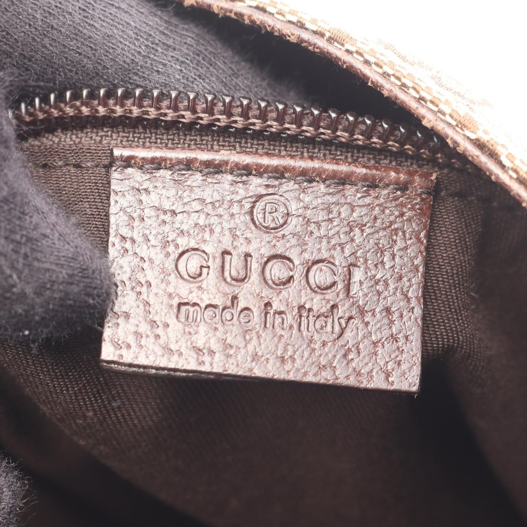 Gucci Gucci Gucci GG Canvas Leather Shoulder Bag Textile Shoulder Bag 122791 DUTY FREE for USA Size ONE SIZE - 4 Thumbnail