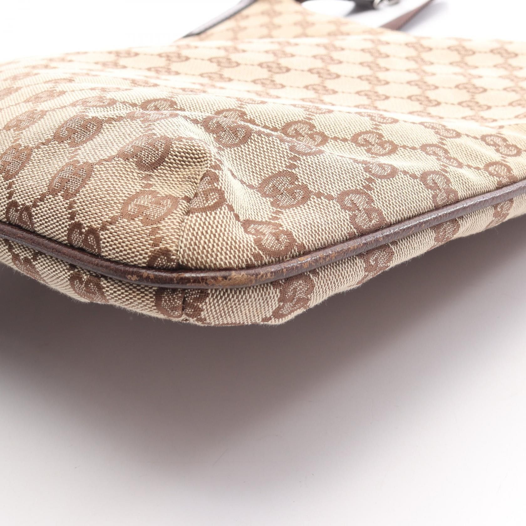 Gucci Gucci Gucci GG Canvas Leather Shoulder Bag Textile Shoulder Bag 122791 DUTY FREE for USA Size ONE SIZE - 7 Thumbnail