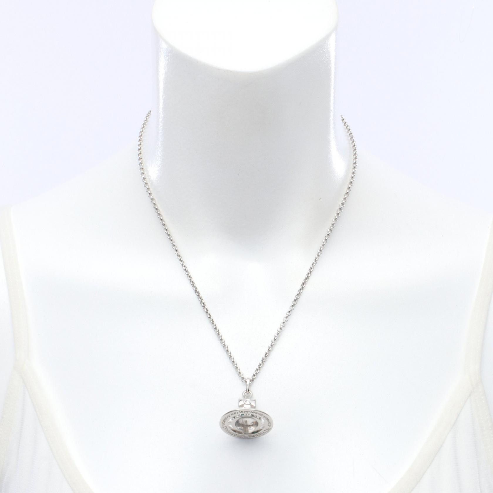 Vivienne Westwood Vivienne Westwood Vivienne Westwood NEW TINY ORB Stainless Steel Necklace Metal Necklace 63020097/02P019 DUTY FREE for USA Size ONE SIZE - 5 Thumbnail