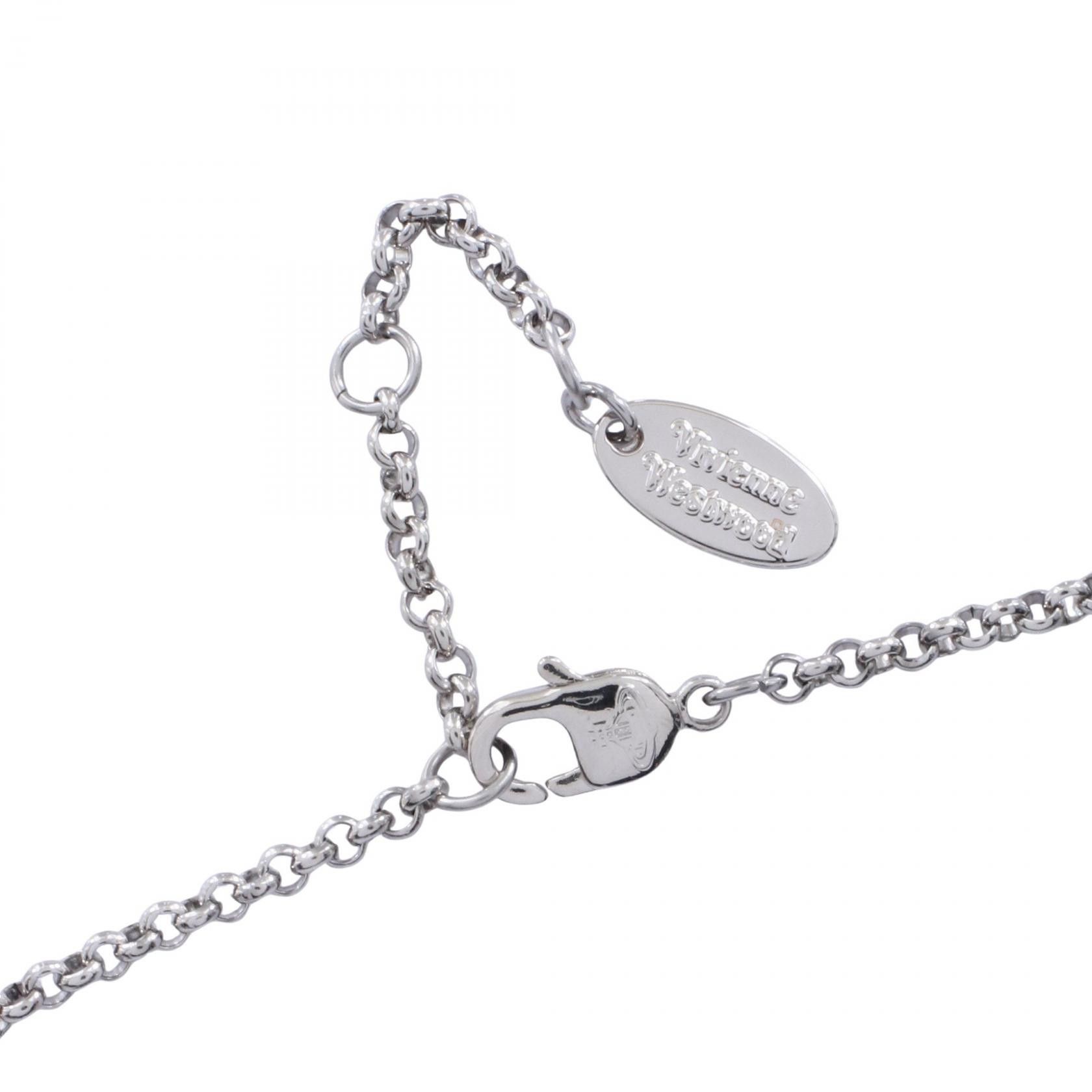Vivienne Westwood Vivienne Westwood Vivienne Westwood NEW TINY ORB Stainless Steel Necklace Metal Necklace 63020097/02P019 DUTY FREE for USA Size ONE SIZE - 4 Thumbnail