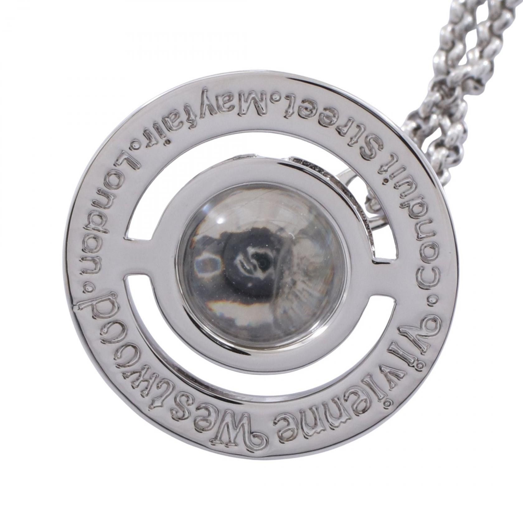 Vivienne Westwood Vivienne Westwood Vivienne Westwood NEW TINY ORB Stainless Steel Necklace Metal Necklace 63020097/02P019 DUTY FREE for USA Size ONE SIZE - 2 Thumbnail