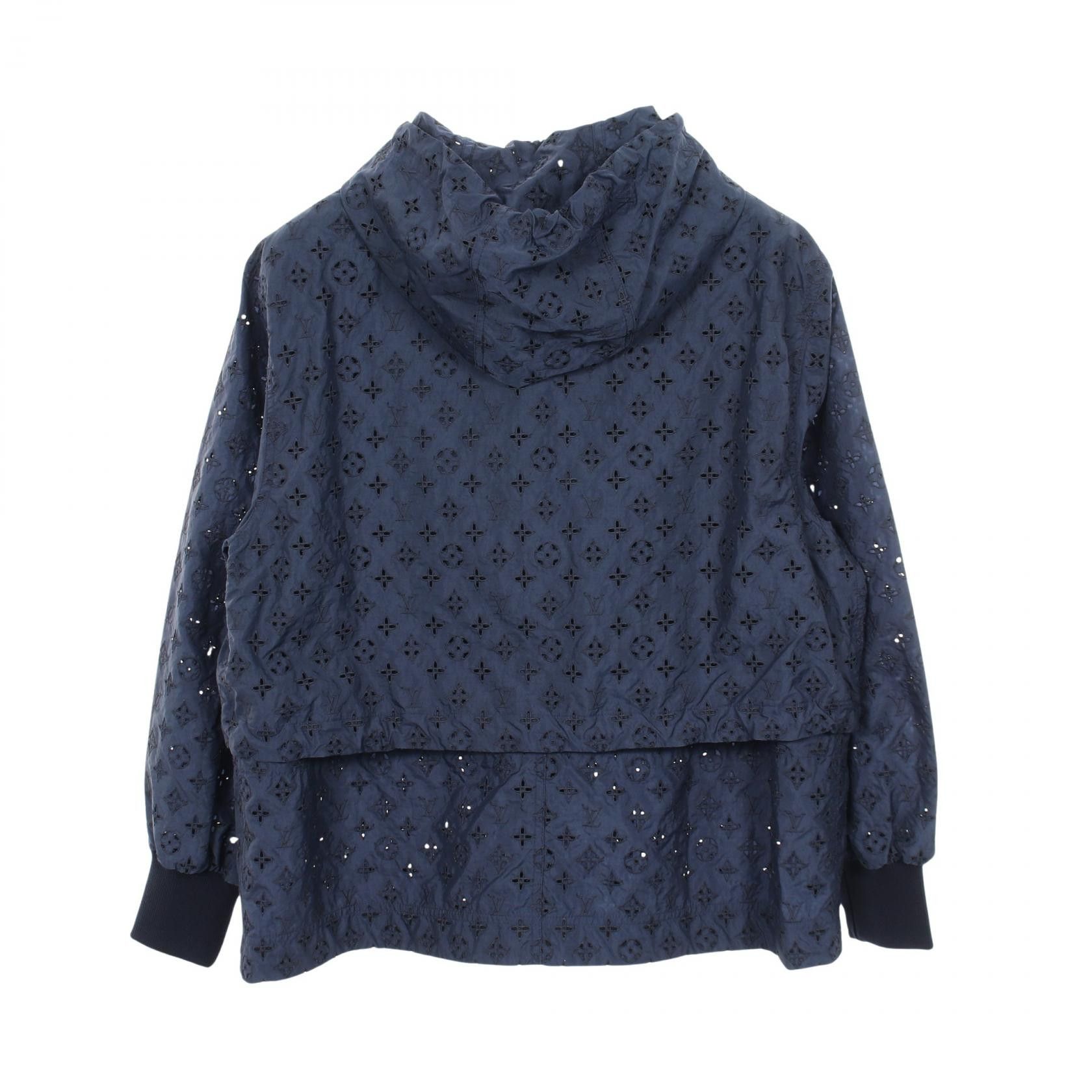 Louis Vuitton Louis Vuitton Louis Vuitton Broderie Anglaise Monogram Hoodie Textile Outerwear RW222W078FNVB04 DUTY FREE for USA Size ONE SIZE - 2 Thumbnail