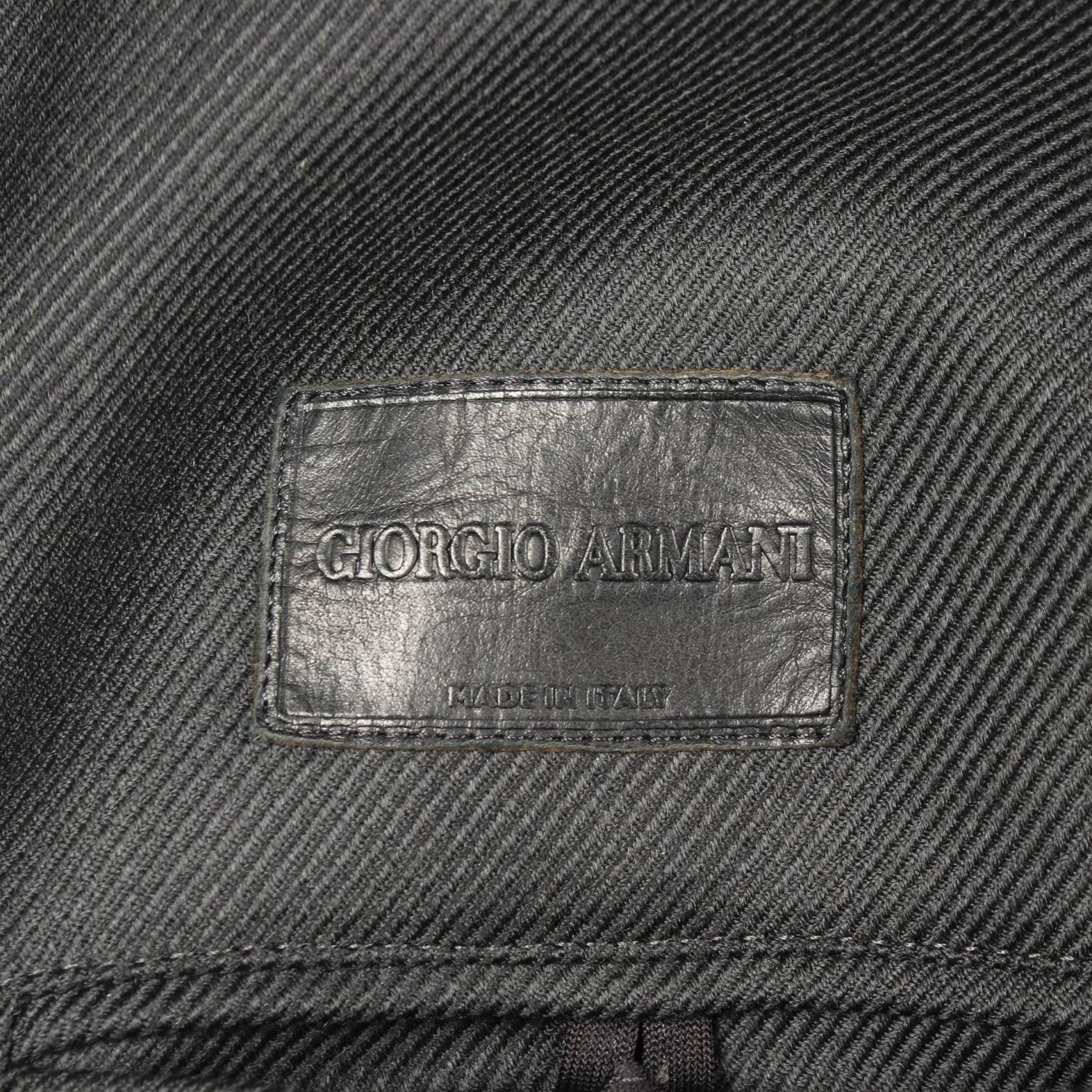 Giorgio Armani Giorgio Armani Giorgio Armani Wool Coat Textile Outerwear MSB50WMS902 DUTY FREE for USA Size ONE SIZE - 3 Thumbnail
