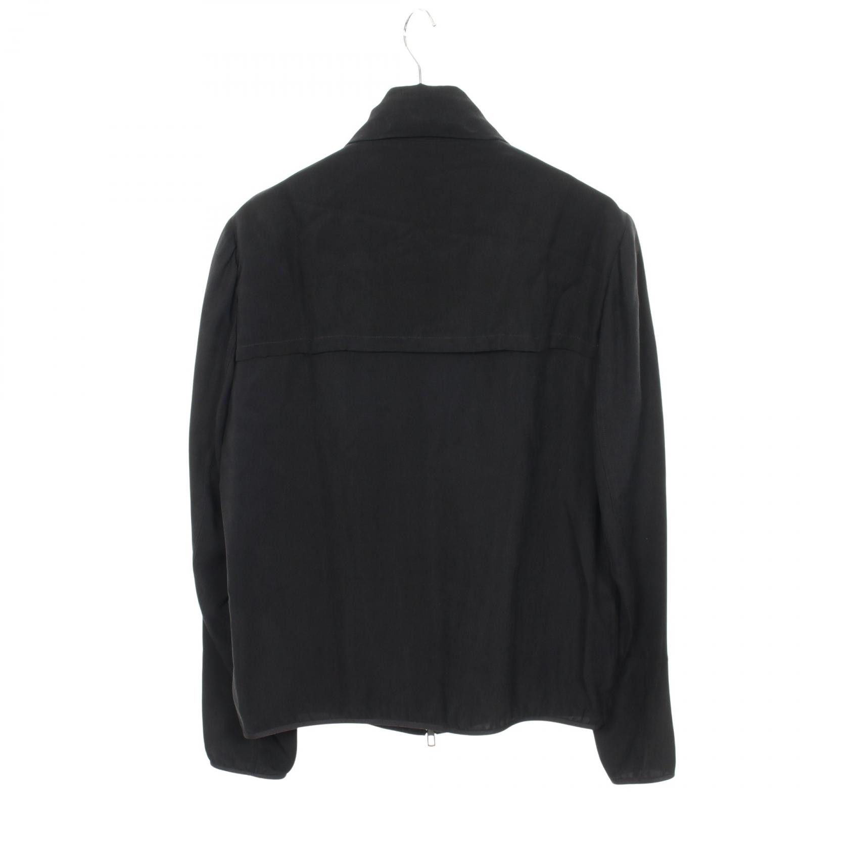 Giorgio Armani Giorgio Armani Giorgio Armani Silk Blend Blouson Textile Outerwear RSR01W0S403 DUTY FREE for USA Size ONE SIZE - 2 Thumbnail