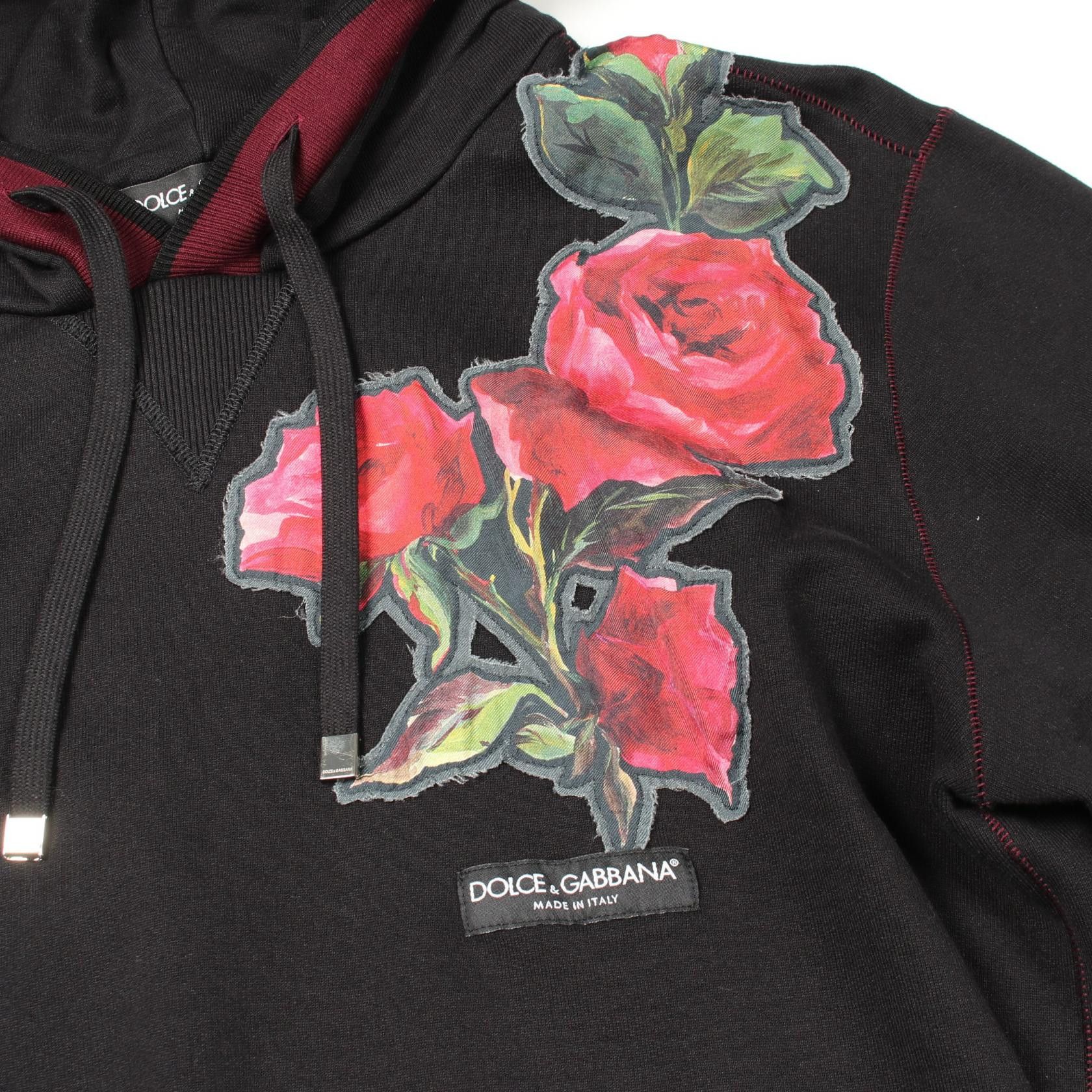 Dolce & Gabbana Dolce & Gabbana Dolce & Gabbana Cotton Hoodie Textile Sweatshirts & Hoodies DUTY FREE for USA Size ONE SIZE - 7 Thumbnail
