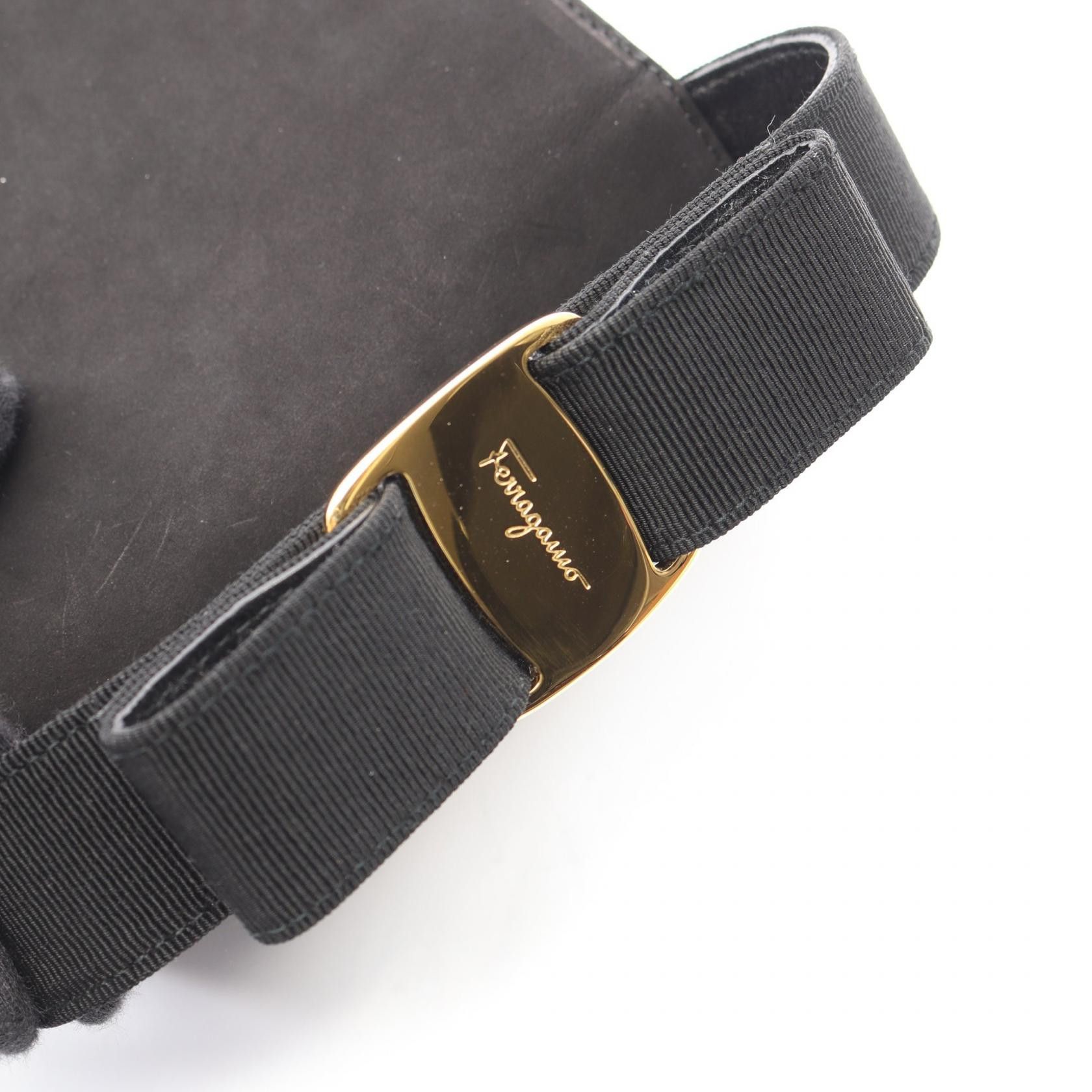 Salvatore Ferragamo Salvatore Ferragamo Salvatore Ferragamo Vara Ribbon Suede 2way Handbag Leather Handbag DUTY FREE for USA Size ONE SIZE - 10 Thumbnail