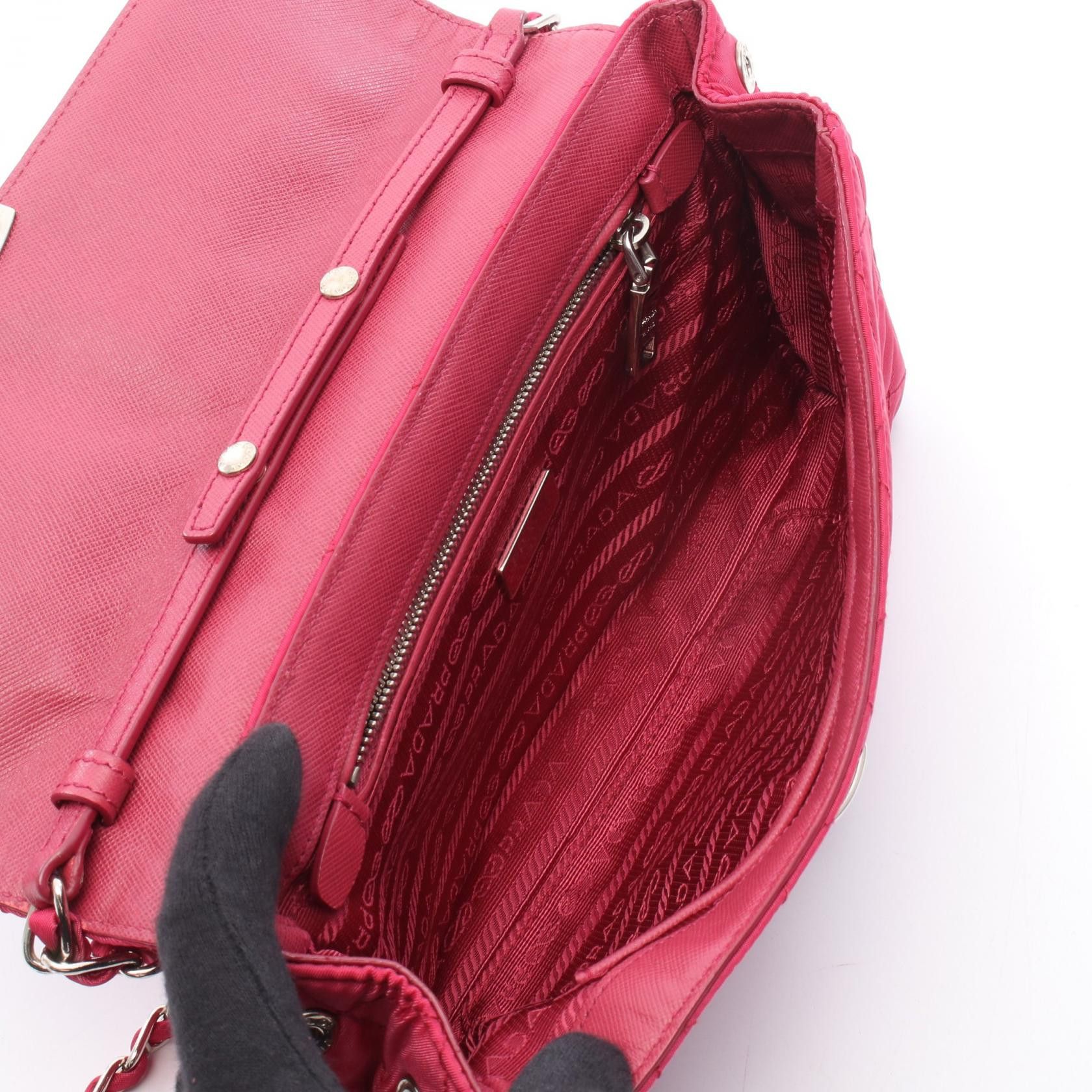 Prada Prada Prada TESSUTO IMPUNTU nylon leather shoulder bag Textile Shoulder Bag BP0584 DUTY FREE for USA Size ONE SIZE - 3 Thumbnail