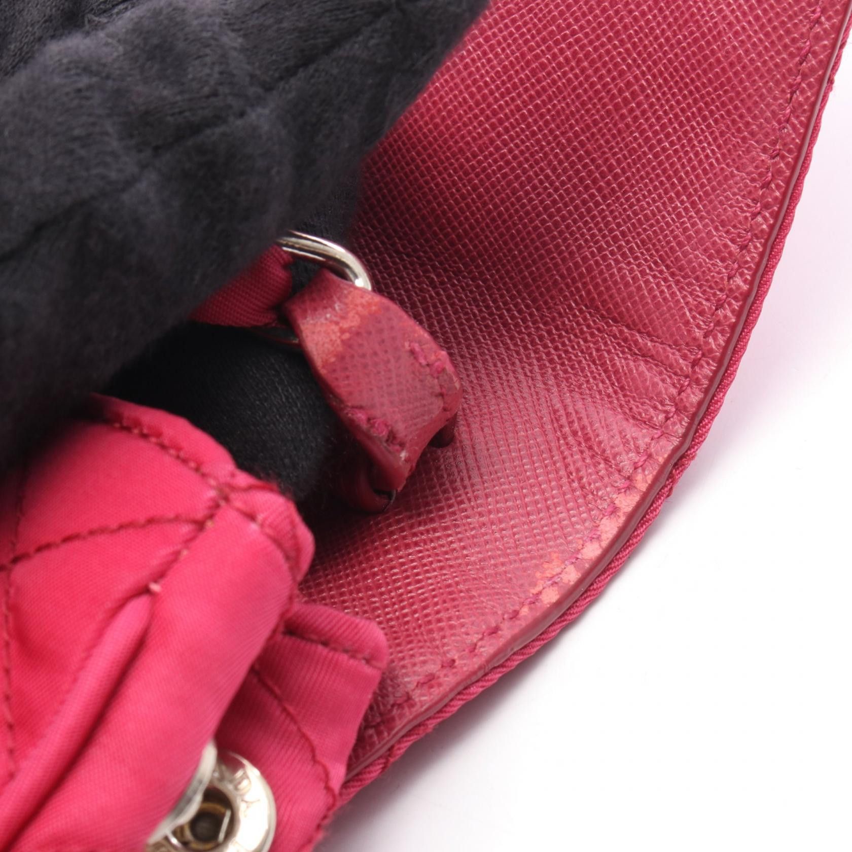 Prada Prada Prada TESSUTO IMPUNTU nylon leather shoulder bag Textile Shoulder Bag BP0584 DUTY FREE for USA Size ONE SIZE - 7 Thumbnail