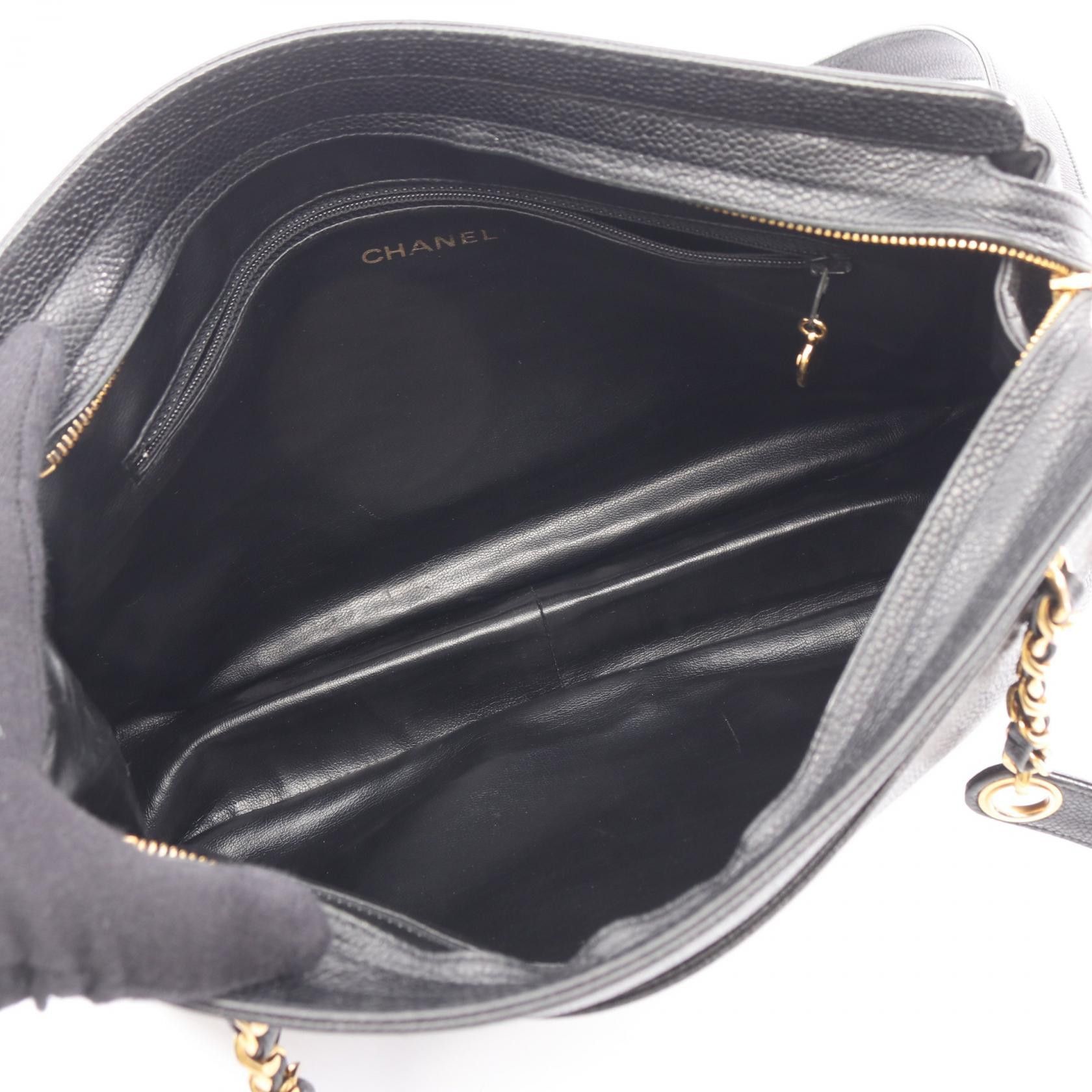 Chanel Chanel Chanel Triple Coco Mark Calf Tote Bag Leather Tote Bag DUTY FREE for USA Size ONE SIZE - 3 Thumbnail