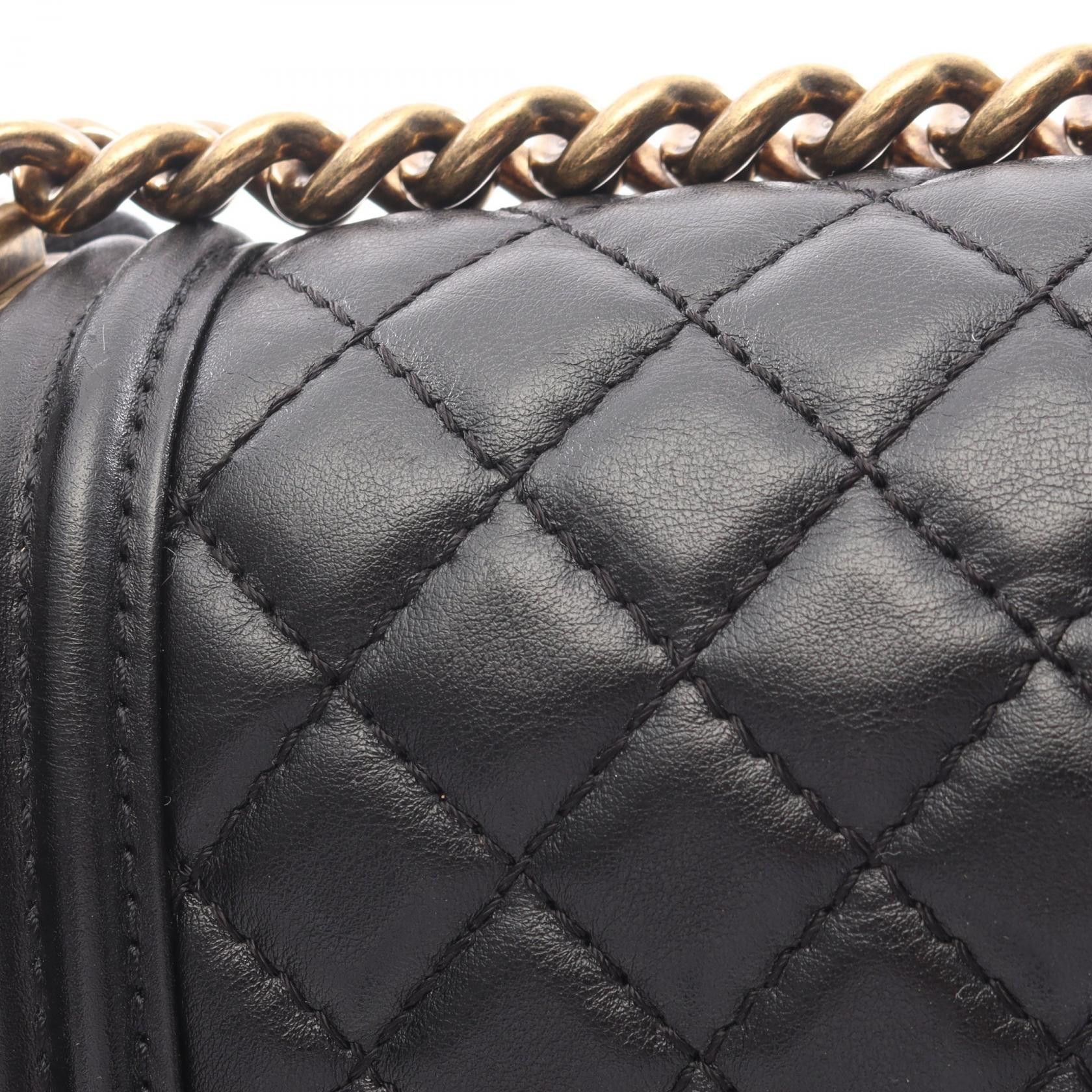 Chanel Chanel Chanel Boy Chanel Leather Shoulder Bag Leather Shoulder Bag A67086 DUTY FREE for USA Size ONE SIZE - 6 Thumbnail