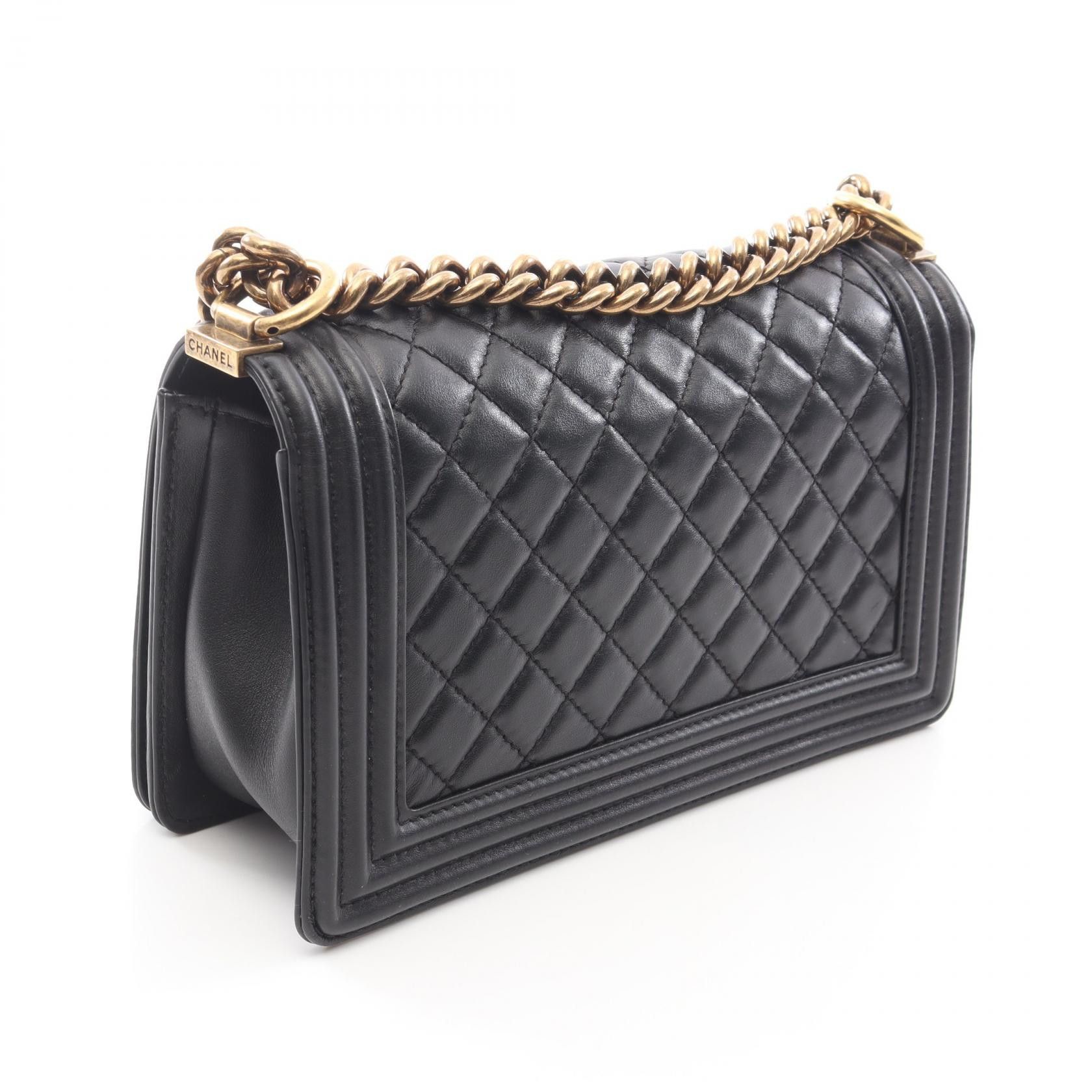 Chanel Chanel Chanel Boy Chanel Leather Shoulder Bag Leather Shoulder Bag A67086 DUTY FREE for USA Size ONE SIZE - 2 Thumbnail