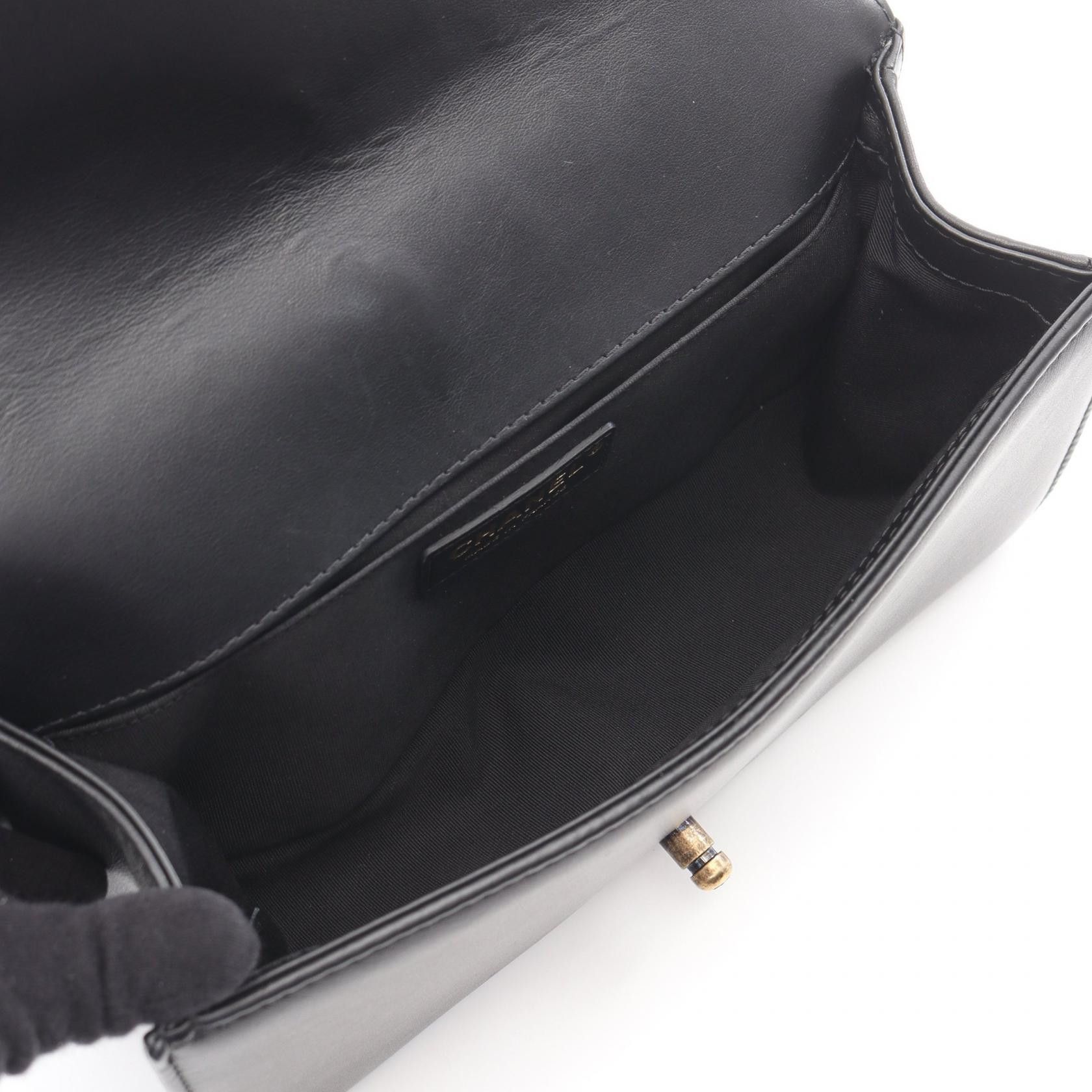 Chanel Chanel Chanel Boy Chanel Leather Shoulder Bag Leather Shoulder Bag A67086 DUTY FREE for USA Size ONE SIZE - 3 Thumbnail