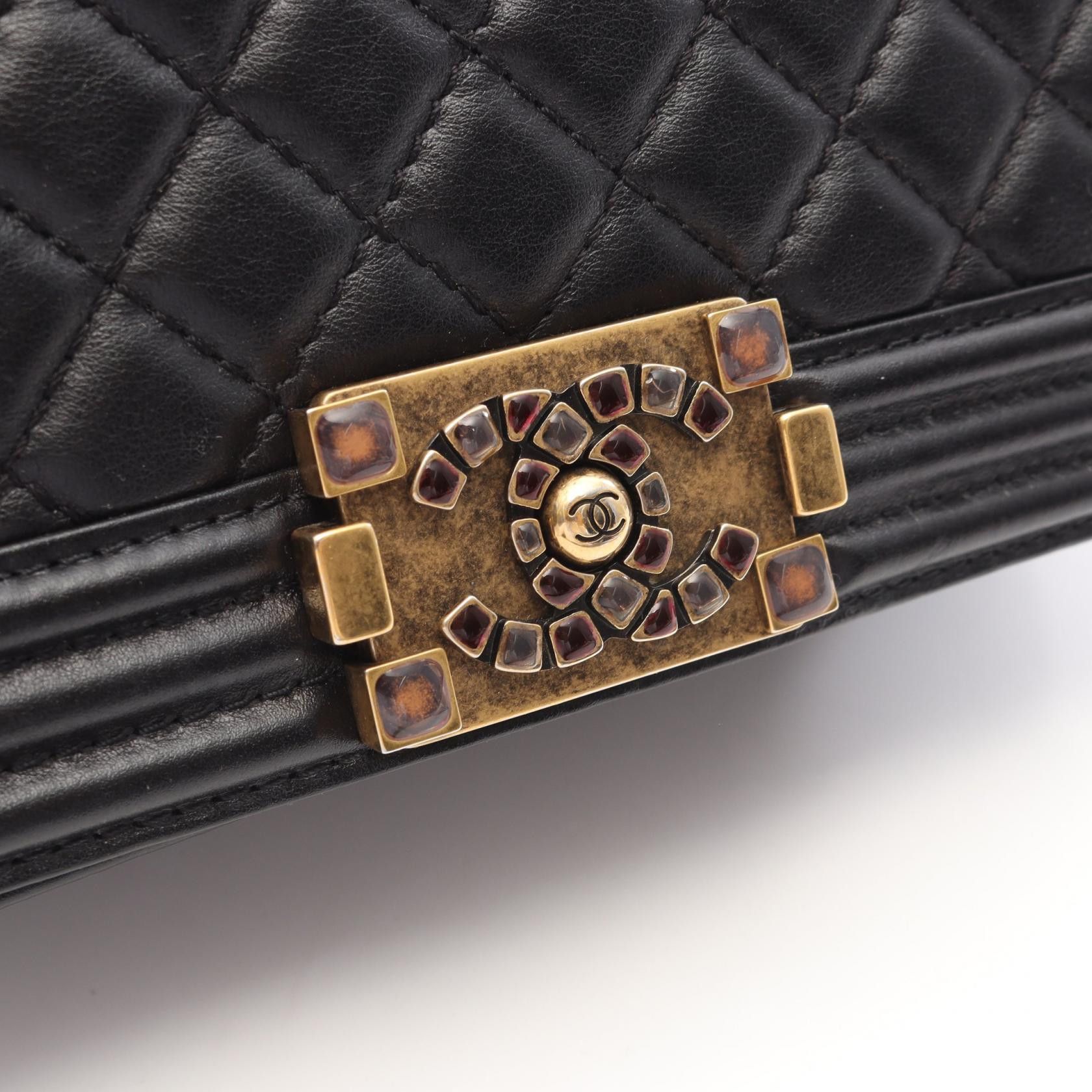 Chanel Chanel Chanel Boy Chanel Leather Shoulder Bag Leather Shoulder Bag A67086 DUTY FREE for USA Size ONE SIZE - 9 Thumbnail