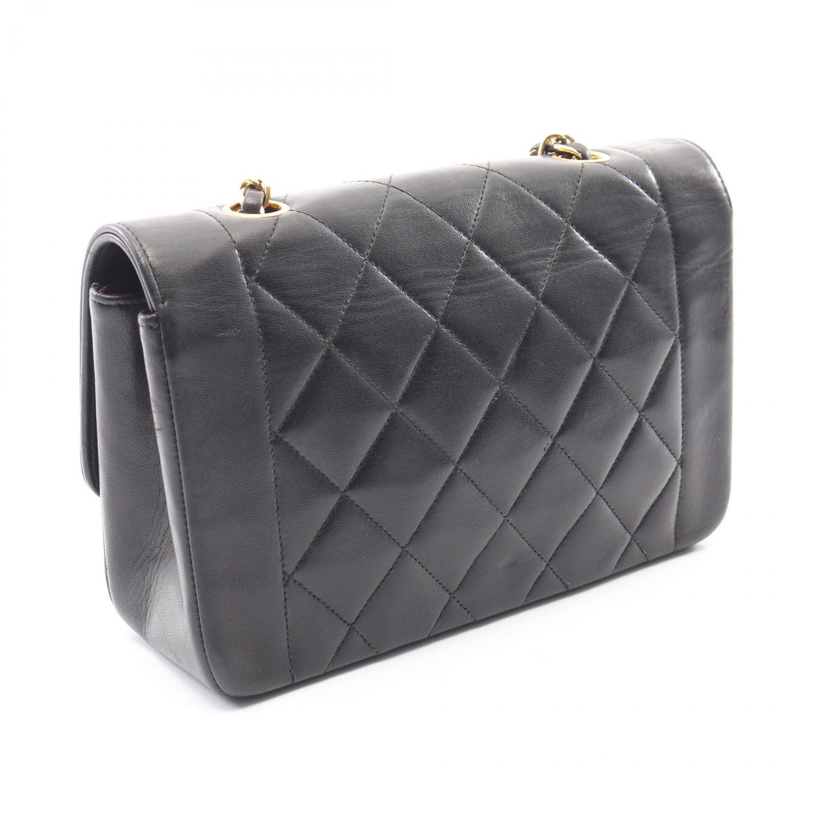Chanel Chanel Chanel Matelasse Diana Flap Lambskin Shoulder Bag Leather Shoulder Bag A01164 DUTY FREE for USA Size ONE SIZE - 2 Thumbnail