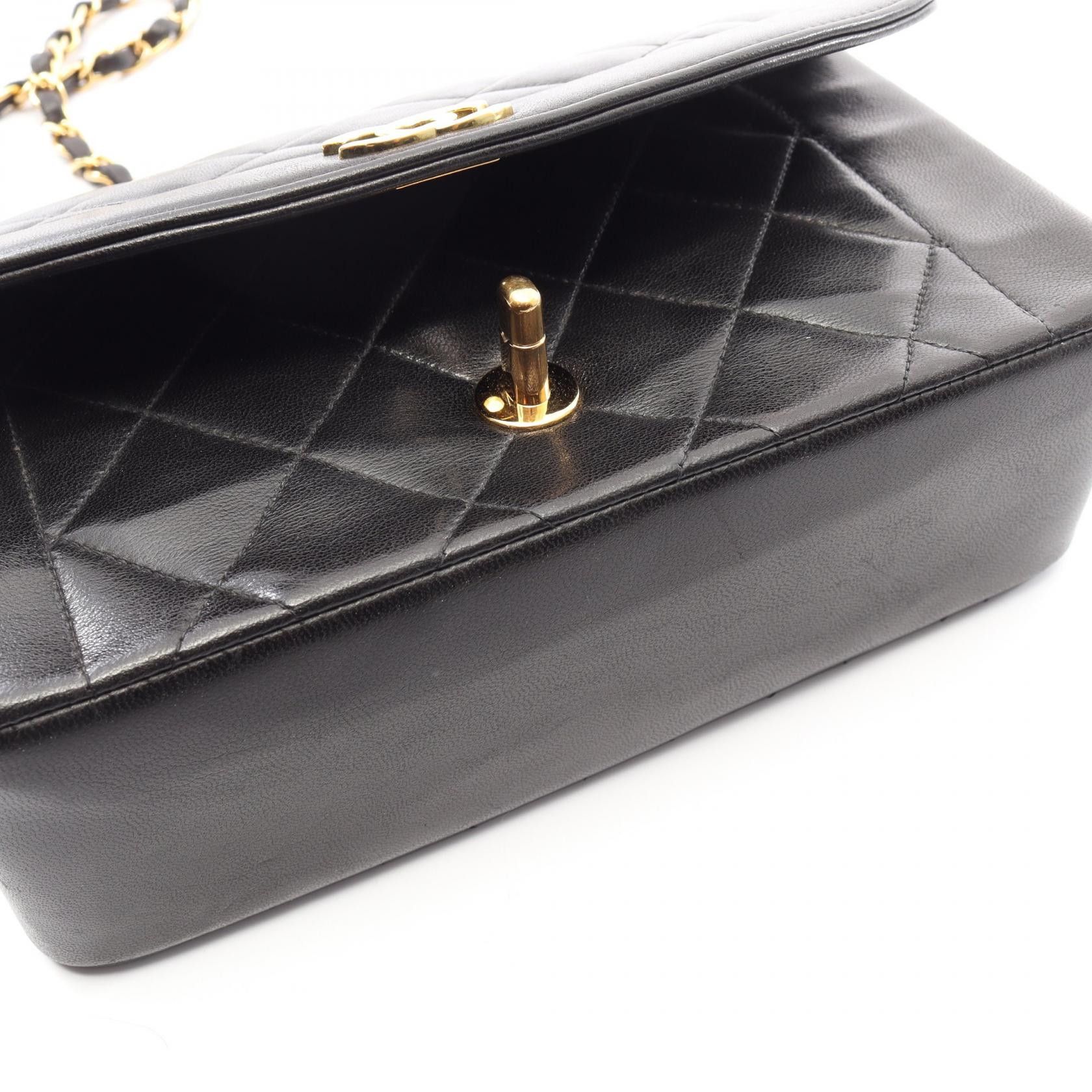 Chanel Chanel Chanel Matelasse Diana Flap Lambskin Shoulder Bag Leather Shoulder Bag A01164 DUTY FREE for USA Size ONE SIZE - 9 Thumbnail