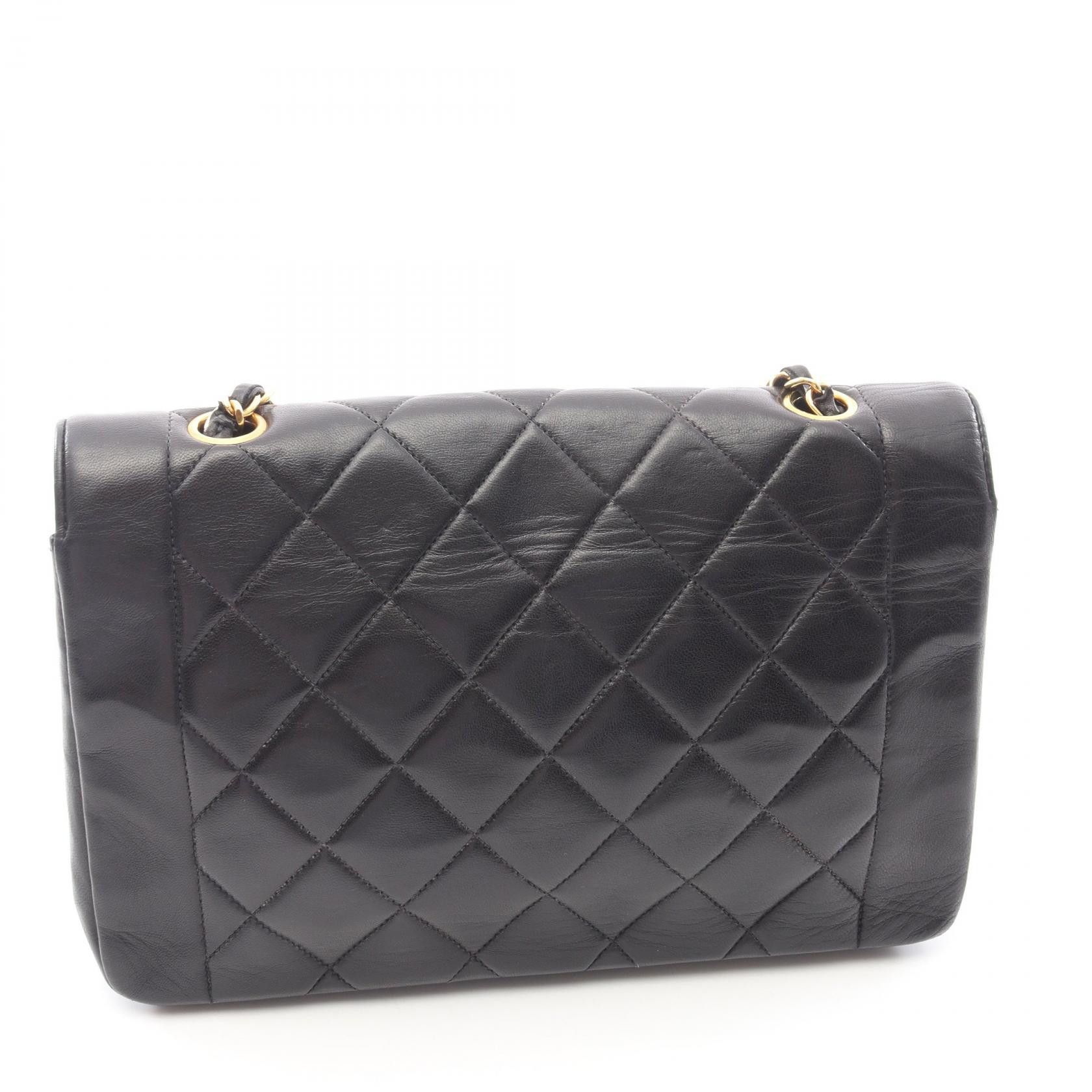 Chanel Chanel CHANEL Matelasse Diana Flap Leather Shoulder Bag Leather Shoulder Bag A01165 DUTY FREE for USA Size ONE SIZE - 9 Thumbnail