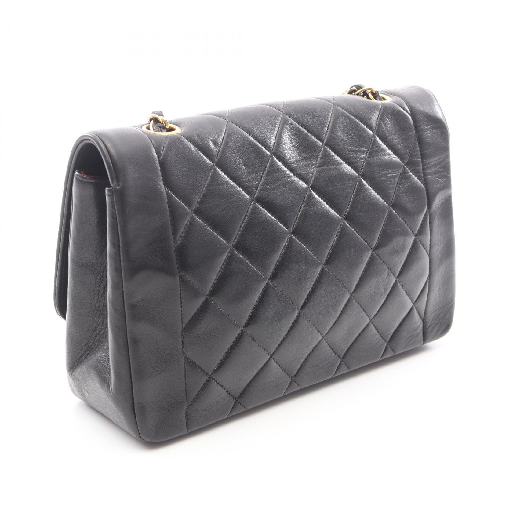 Chanel Chanel CHANEL Matelasse Diana Flap Leather Shoulder Bag Leather Shoulder Bag A01165 DUTY FREE for USA Size ONE SIZE - 2 Thumbnail