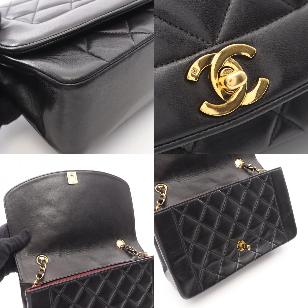 Chanel Chanel CHANEL Matelasse Diana Flap Leather Shoulder Bag Leather Shoulder Bag A01165 DUTY FREE for USA Size ONE SIZE - 10 Thumbnail
