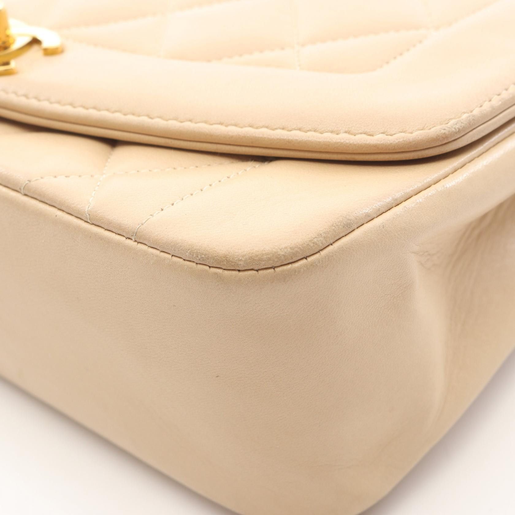Chanel Chanel CHANEL Matelasse Diana Flap Lambskin Shoulder Bag Leather Shoulder Bag A01164 DUTY FREE for USA Size ONE SIZE - 6 Thumbnail