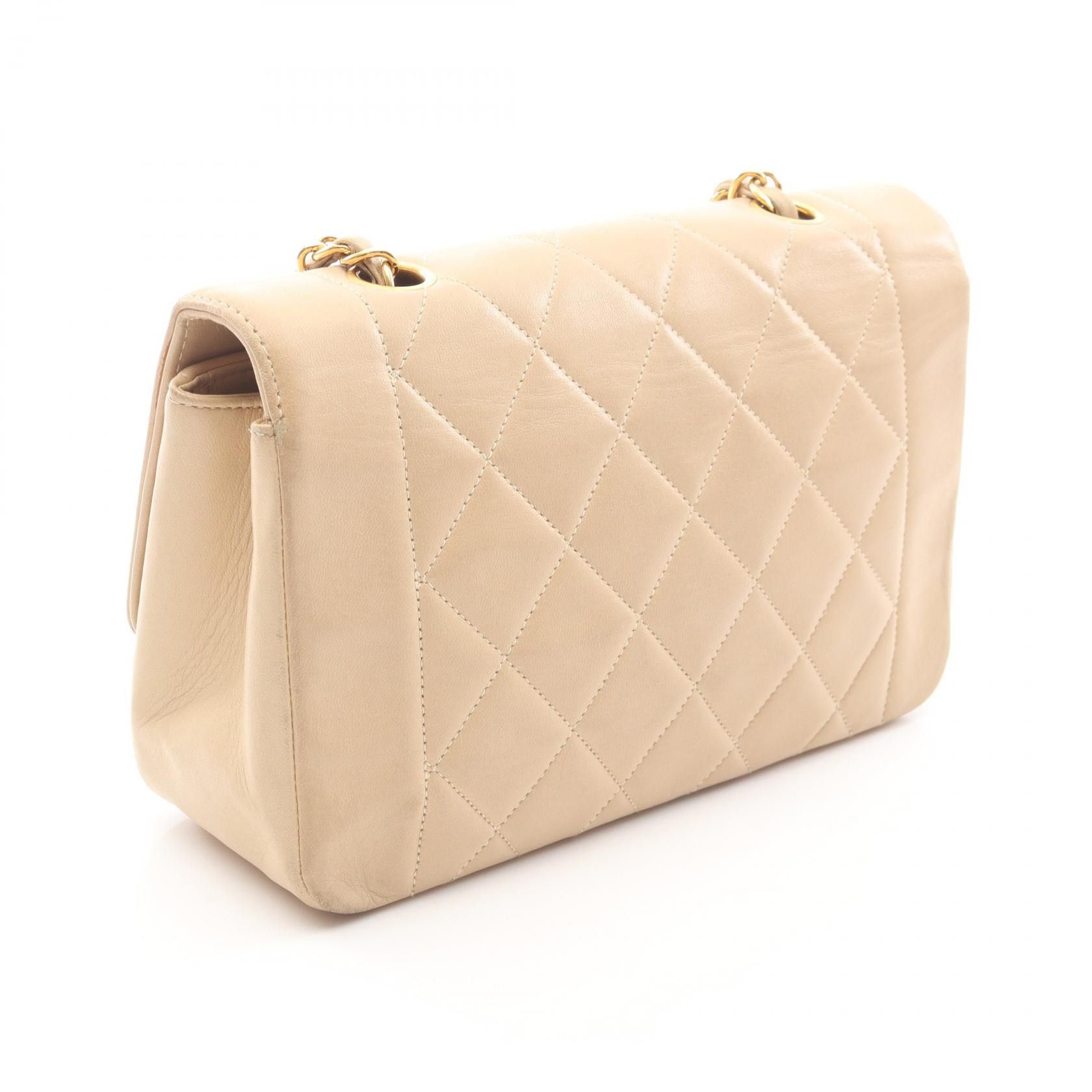 Chanel Chanel CHANEL Matelasse Diana Flap Lambskin Shoulder Bag Leather Shoulder Bag A01164 DUTY FREE for USA Size ONE SIZE - 2 Thumbnail