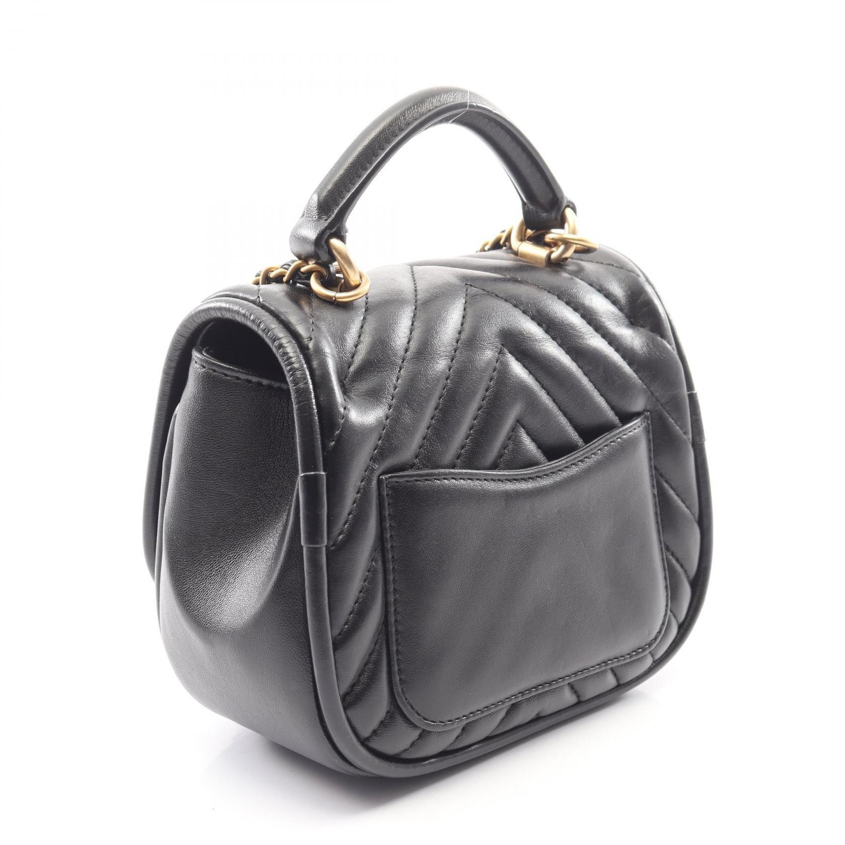 Chanel Chanel Chanel Chevron V Stitch Lambskin 2way Shoulder Bag Leather Shoulder Bag DUTY FREE for USA Size ONE SIZE - 2 Thumbnail