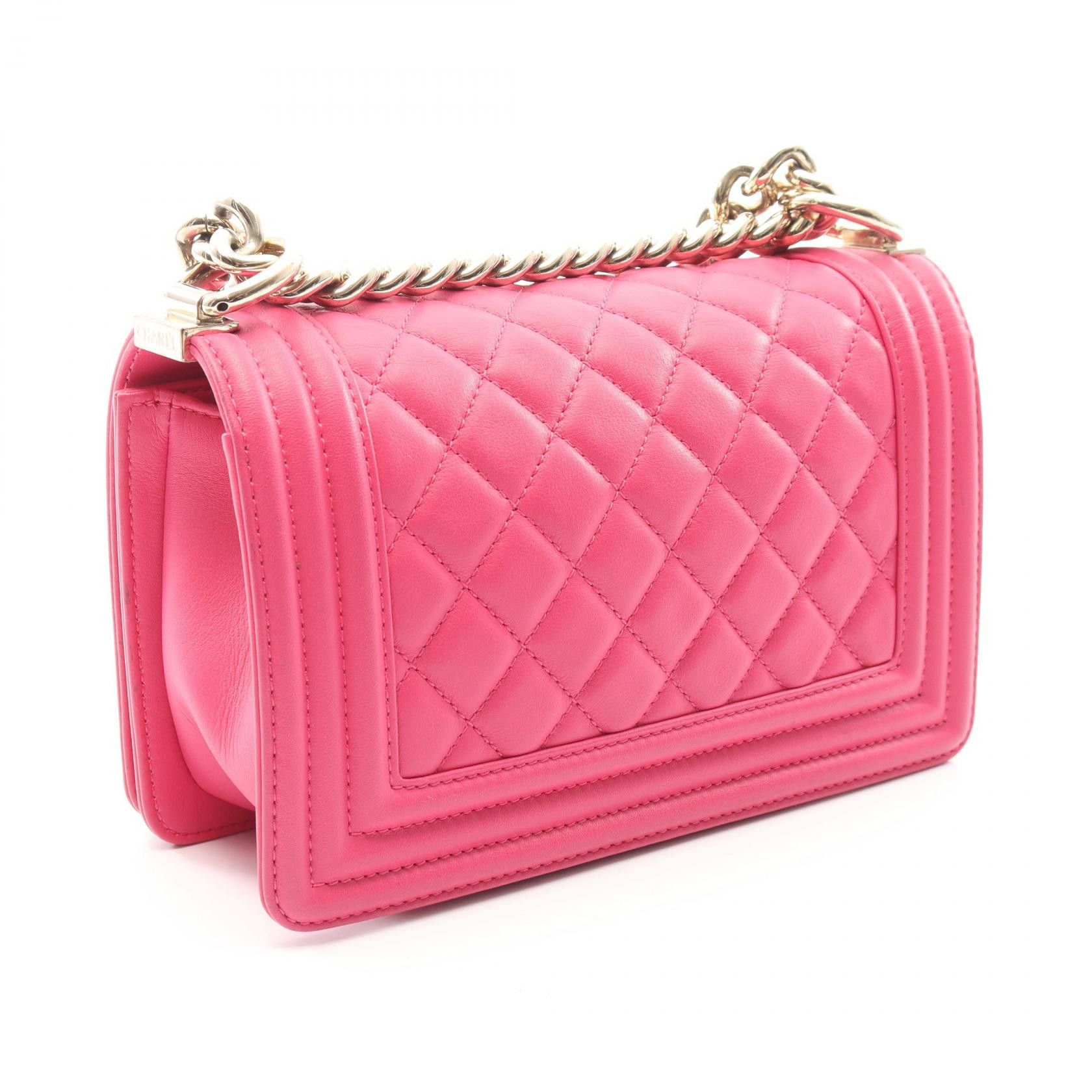 Chanel Chanel CHANEL Boy Chanel Lambskin Shoulder Bag Leather Shoulder Bag A67085 DUTY FREE for USA Size ONE SIZE - 2 Thumbnail