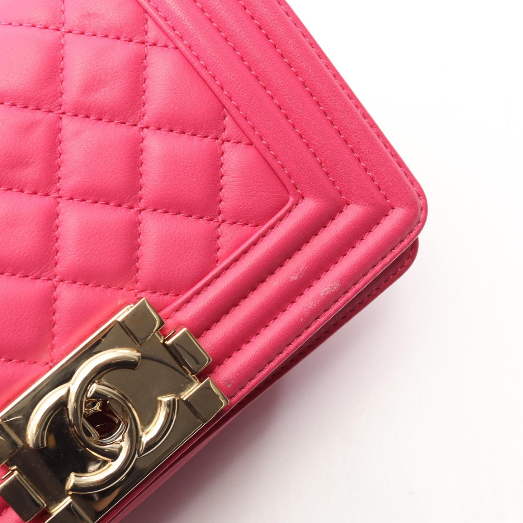 Chanel Chanel CHANEL Boy Chanel Lambskin Shoulder Bag Leather Shoulder Bag A67085 DUTY FREE for USA Size ONE SIZE - 9 Thumbnail