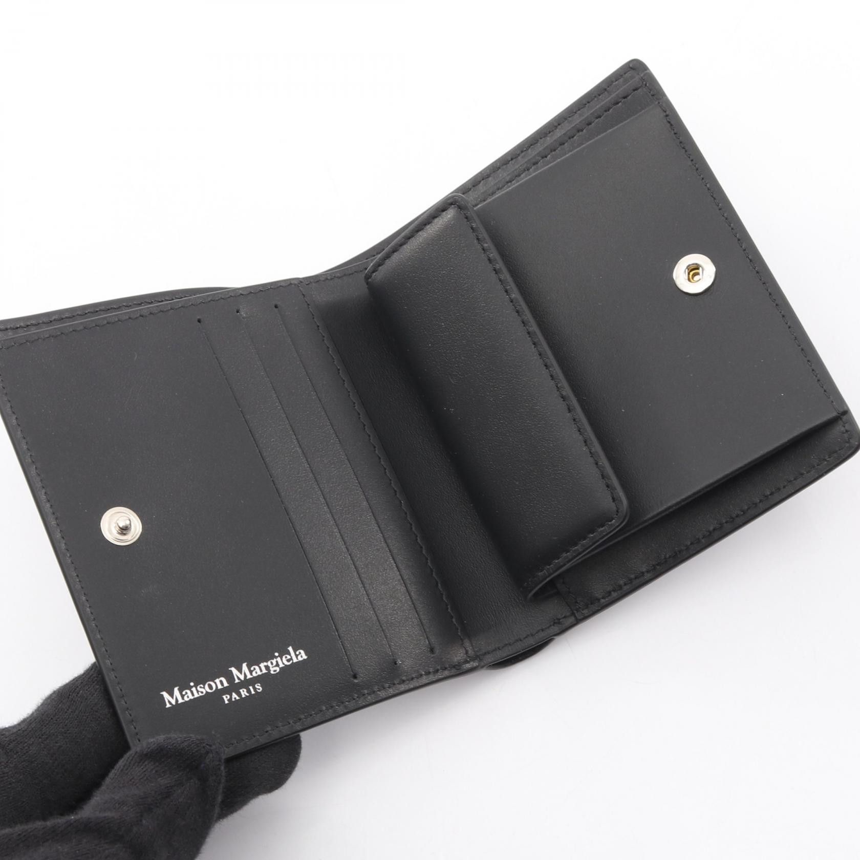 Maison Margiela Maison Margiela Maison Margiela 4 Stitch Leather Wallet Leather Short Wallet SA3UI0007P4745T8013 DUTY FREE for USA Size ONE SIZE - 3 Thumbnail
