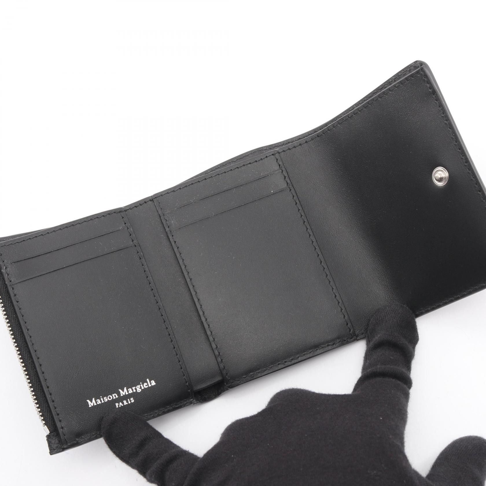 Maison Margiela Maison Margiela Maison Margiela 4Stitches Leather Trifold Wallet Leather Short Wallet SA3UI0017P4745T8013 DUTY FREE for USA Size ONE SIZE - 3 Thumbnail